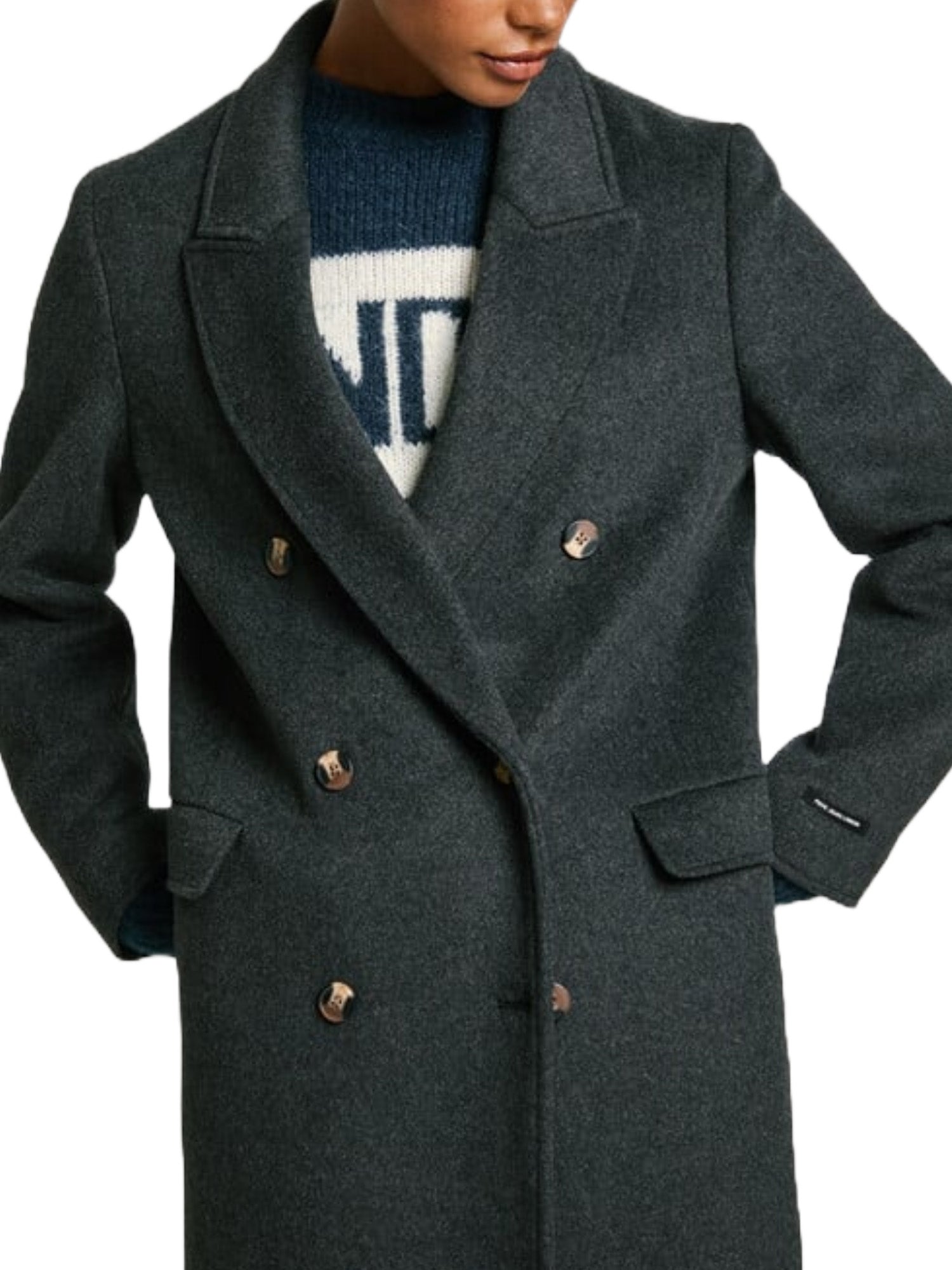 Cappotti Grigio Pepe Jeans