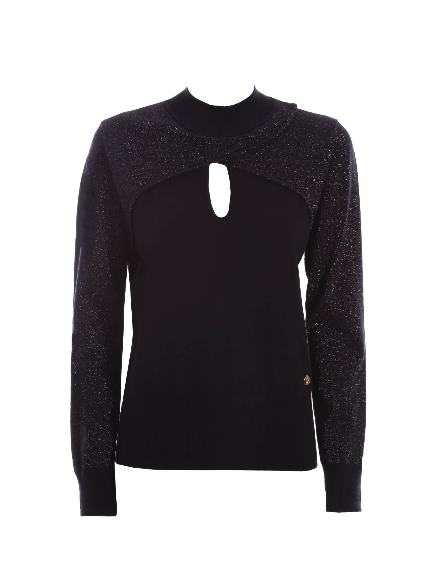 Maglie a collo alto Nero Yes-zee