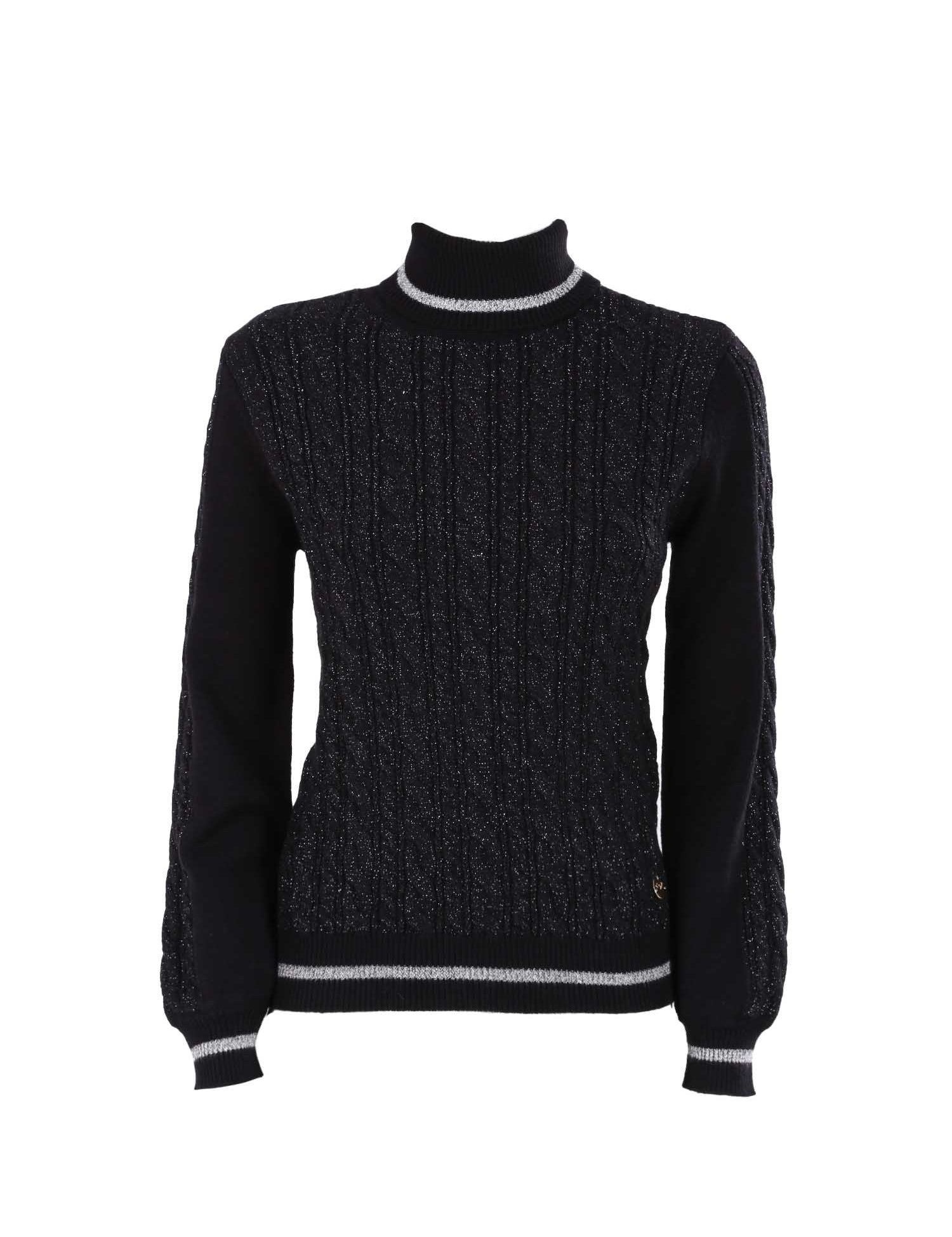 Maglia a collo alto Nero Yes-zee