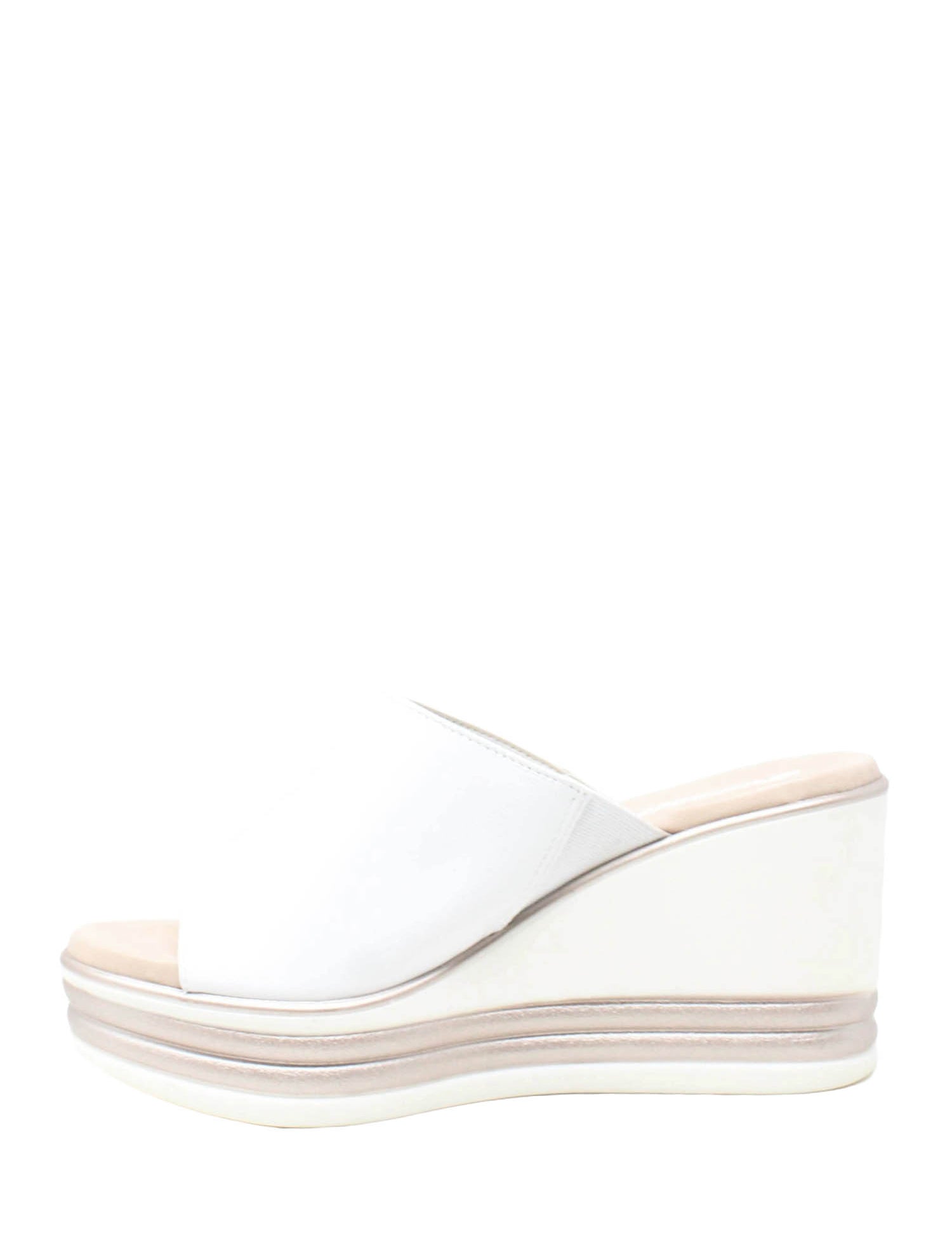Sandali zeppa Bianco Susimoda