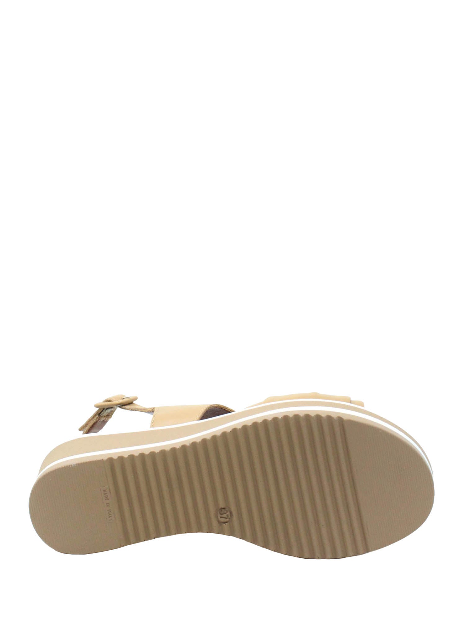 Sandali zeppa Marrone Susimoda