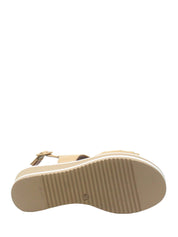 Sandali zeppa Marrone Susimoda