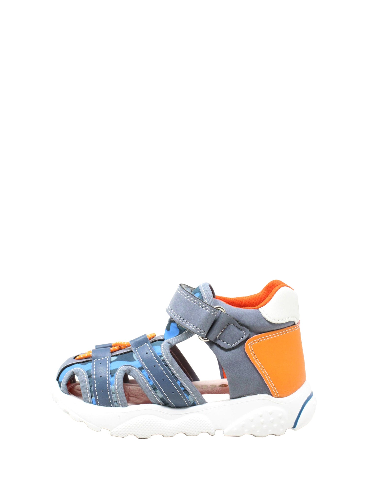 Sandali con strappi Blu Falcotto