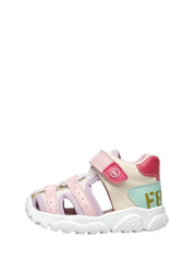 Sandali con strappi Rosa Falcotto