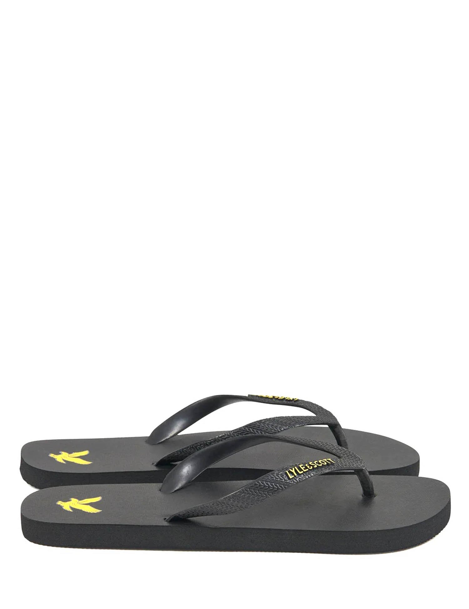 Infradito Nero Lyle & Scott