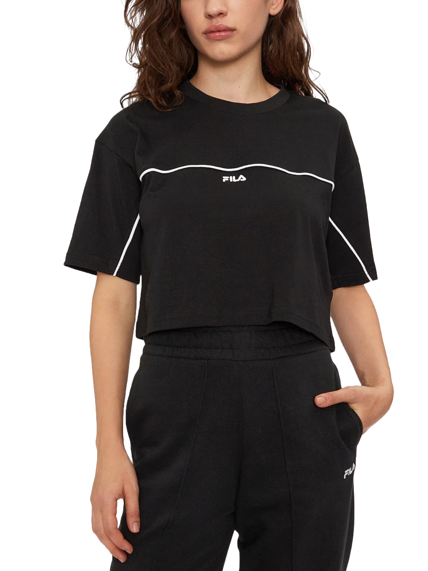 T-shirt Nero Fila
