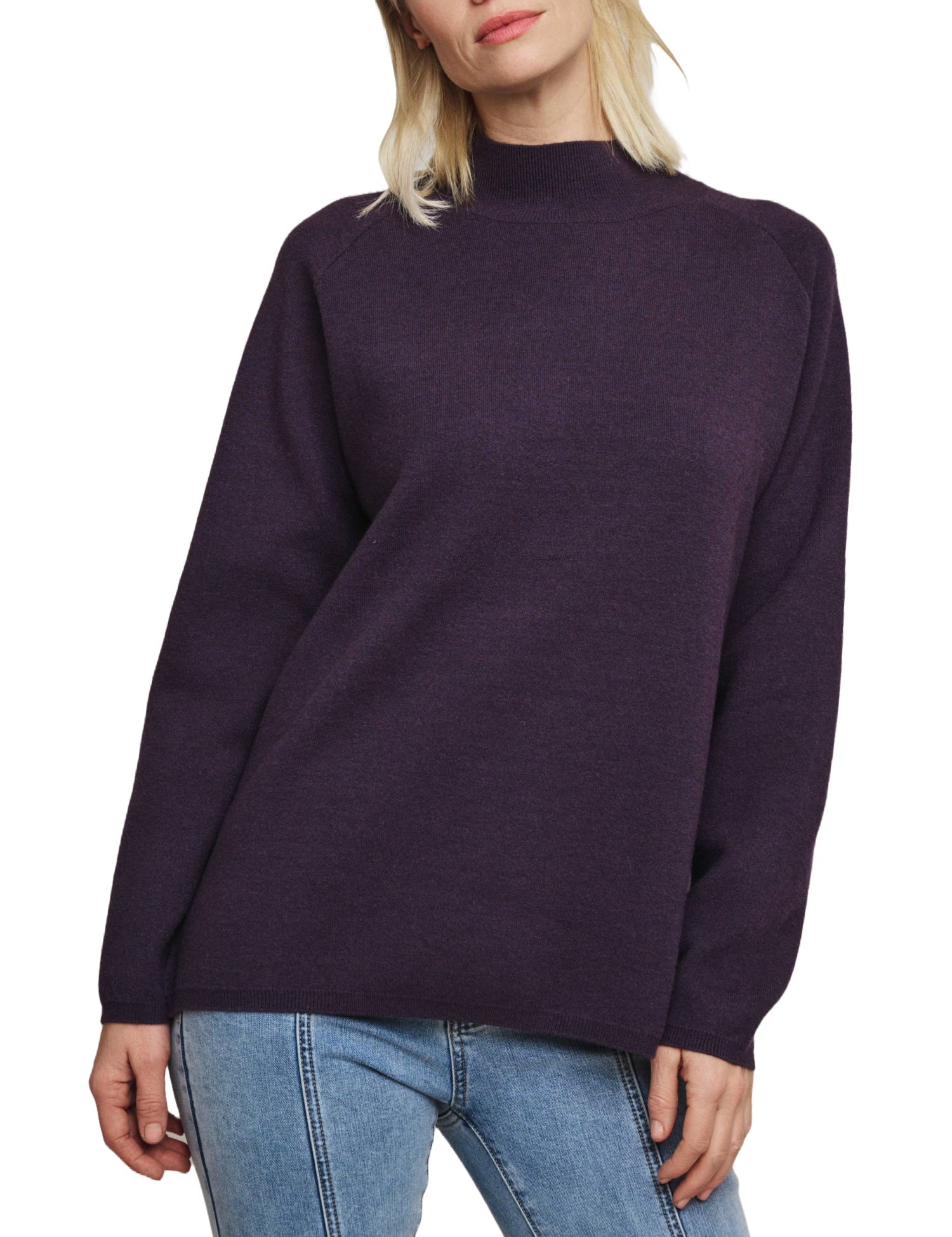Maglie a collo alto Viola Rino&pelle