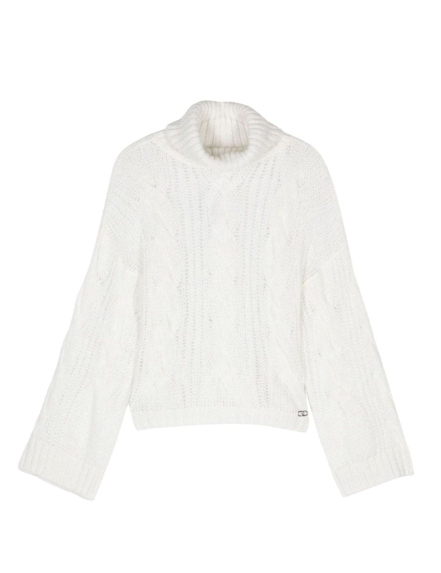 Maglie a collo alto Bianco Liu-jo