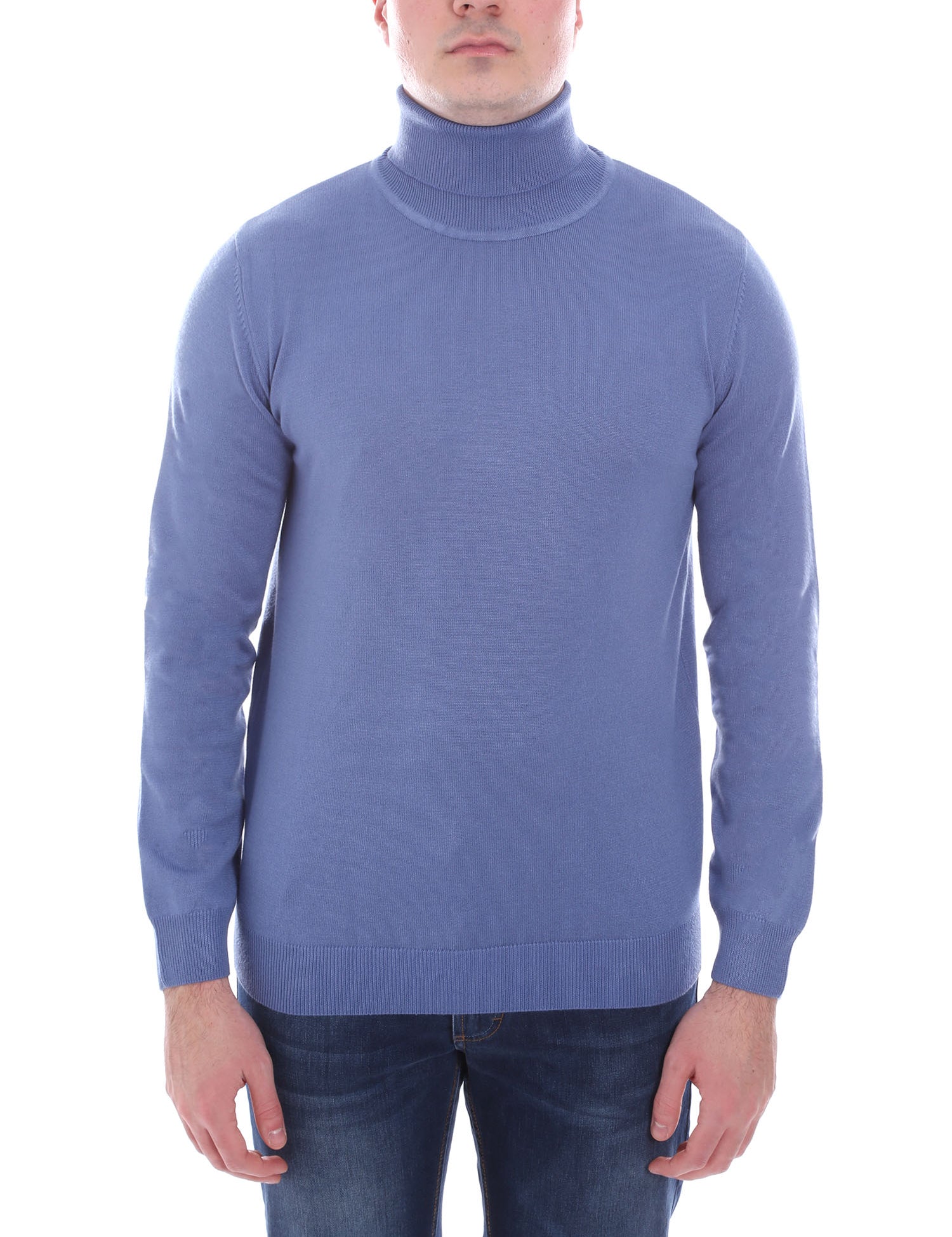 Maglie a collo alto Celeste Sseinse