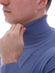 Maglie a collo alto Celeste Sseinse