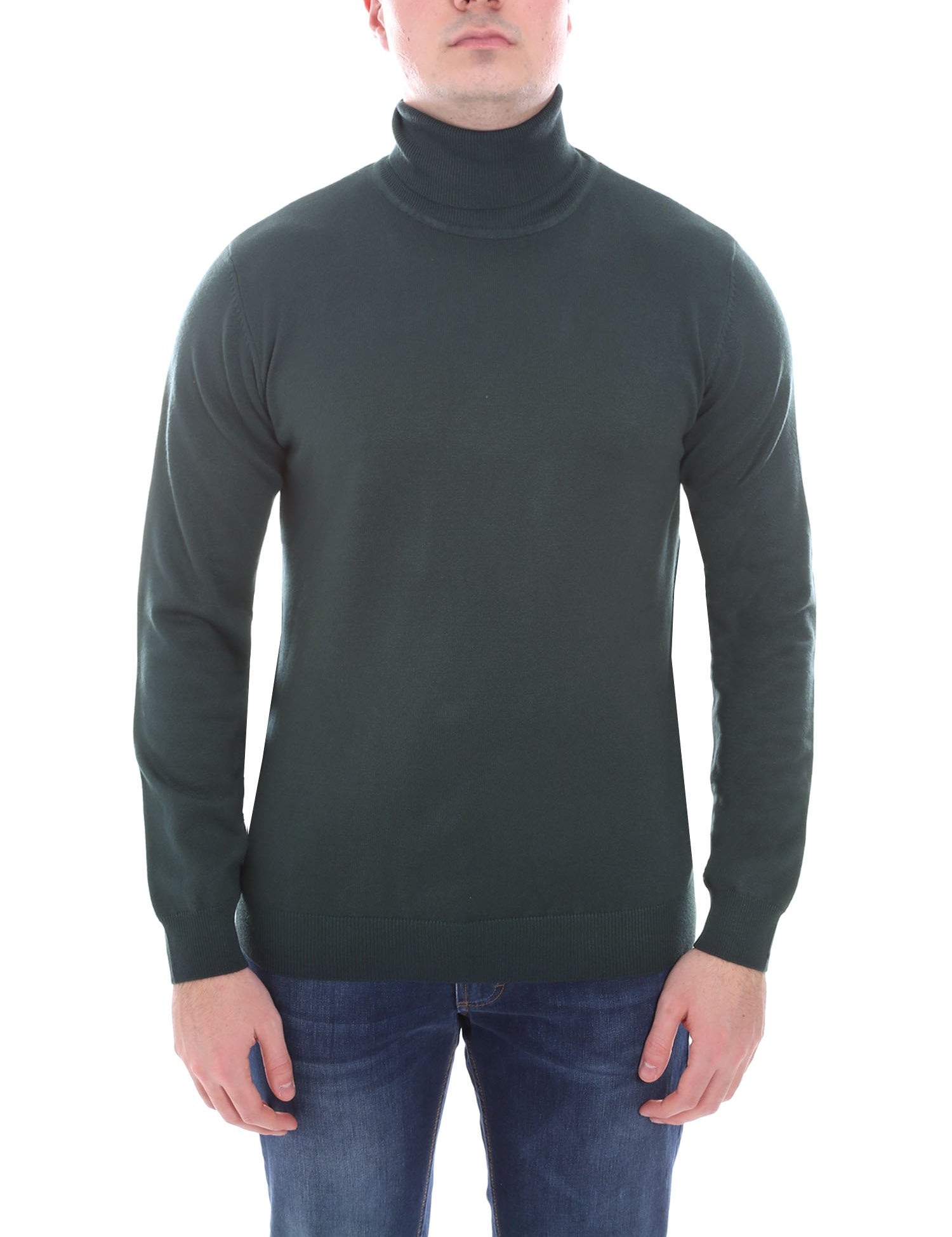 Maglie a collo alto Verde Sseinse