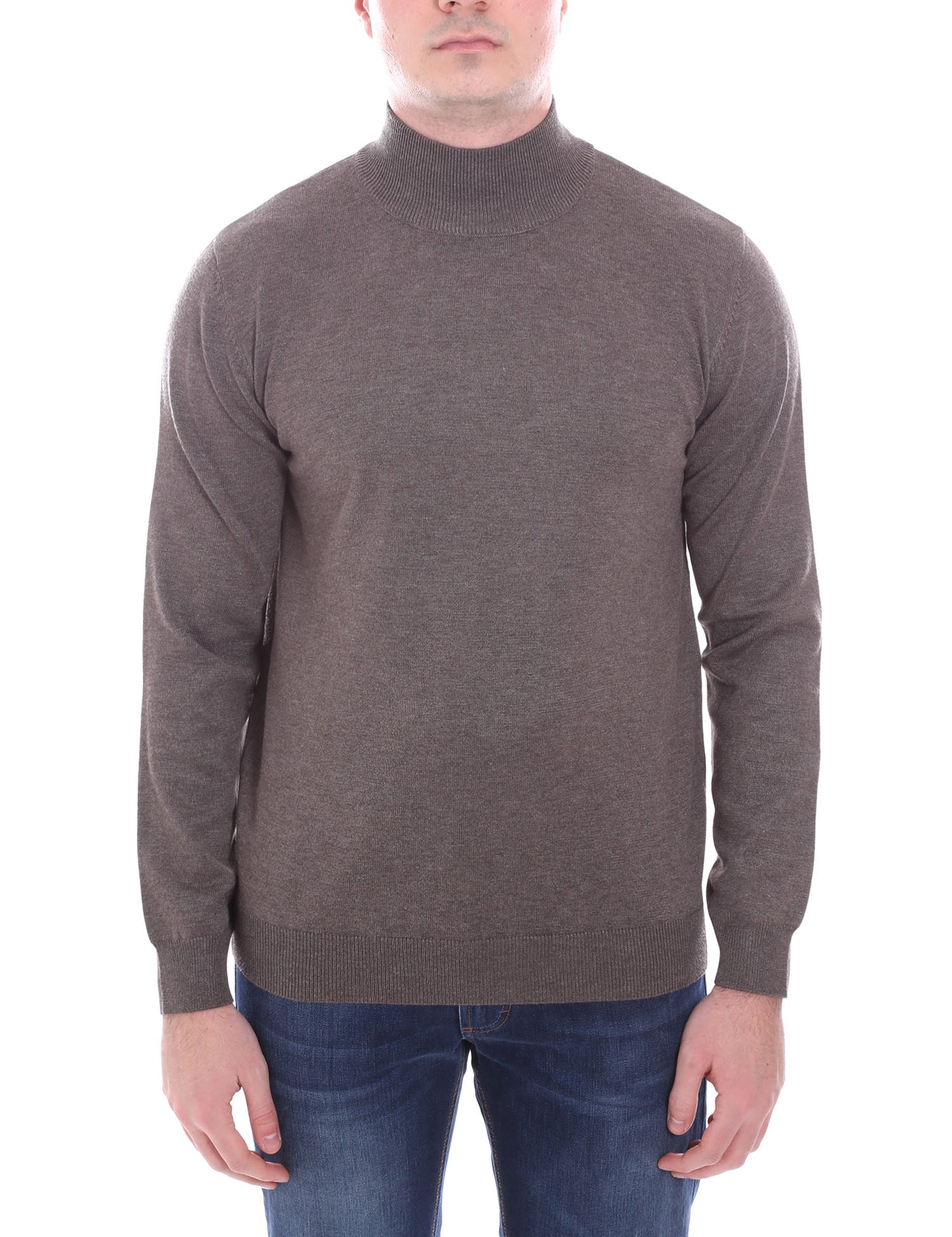Maglie a collo alto Tortora Sseinse