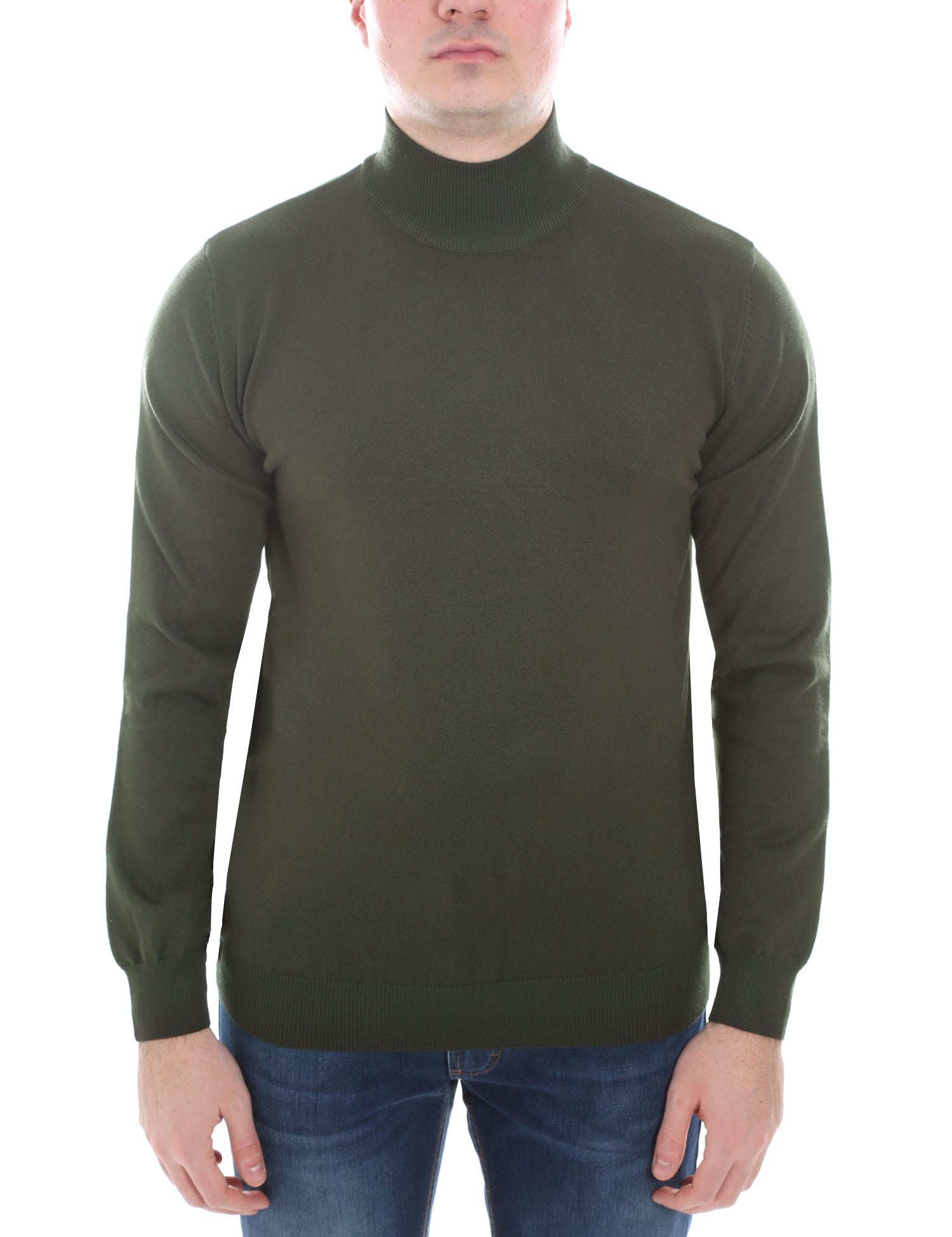 Maglie a collo alto Verde Sseinse