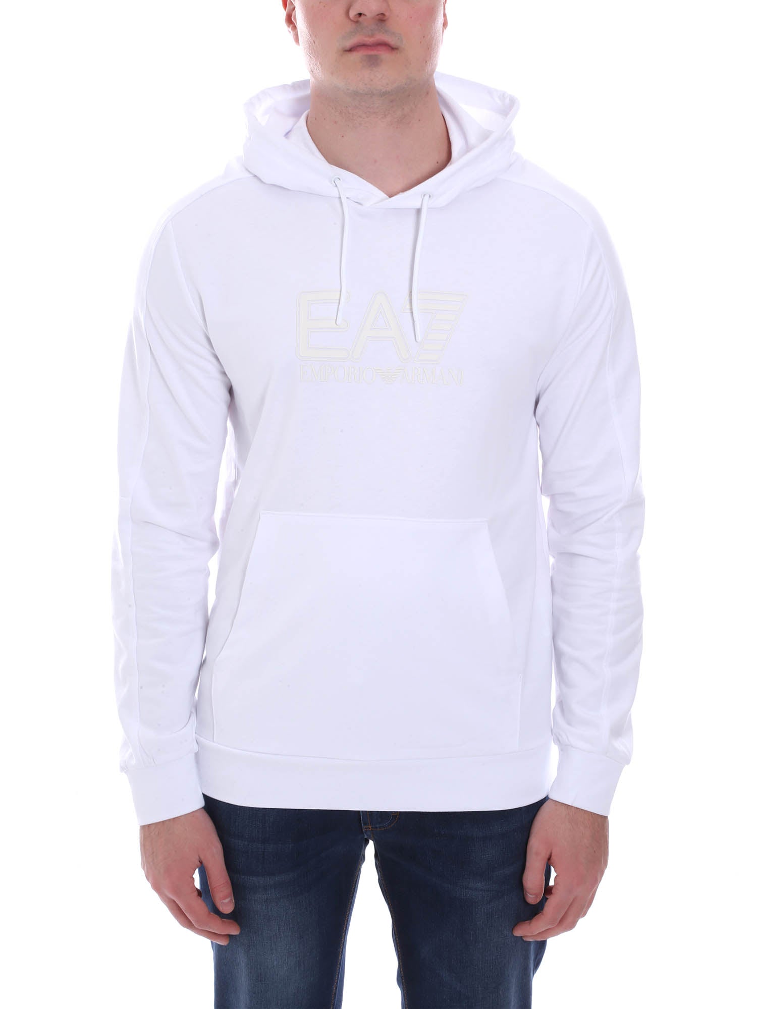 Felpe Bianco Ea7 Emporio Armani