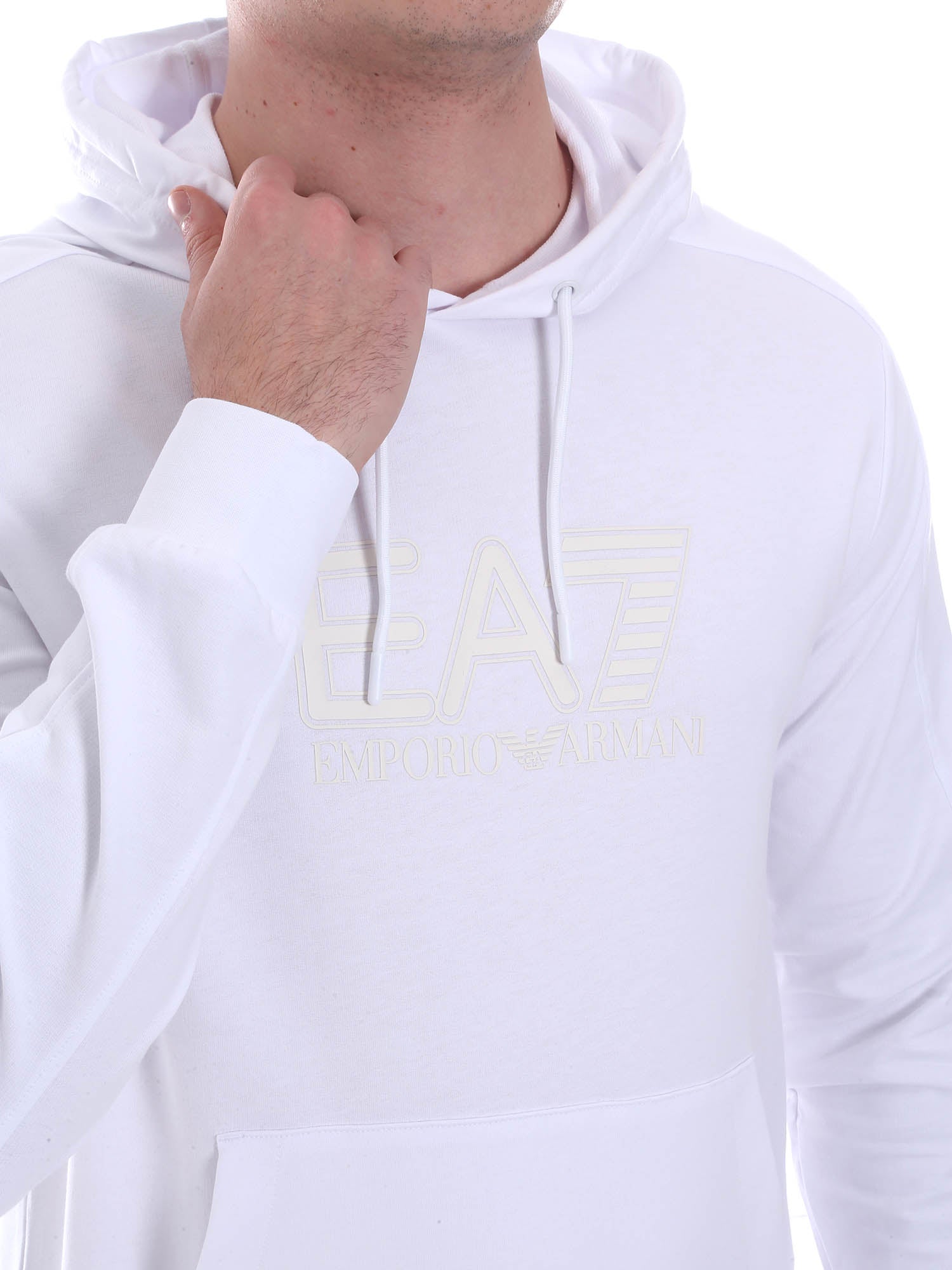 Felpe Bianco Ea7 Emporio Armani
