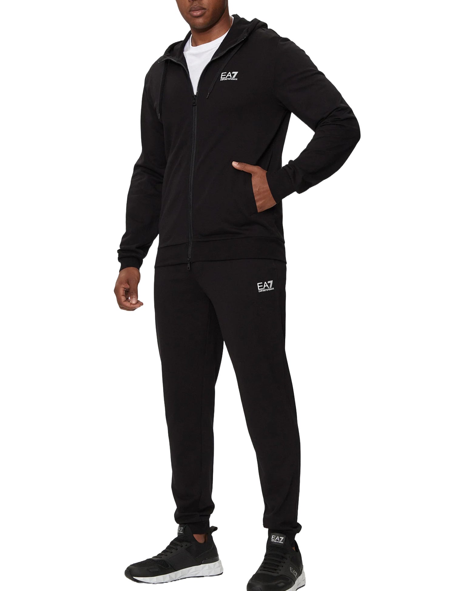 Tute Nero Ea7 Emporio Armani