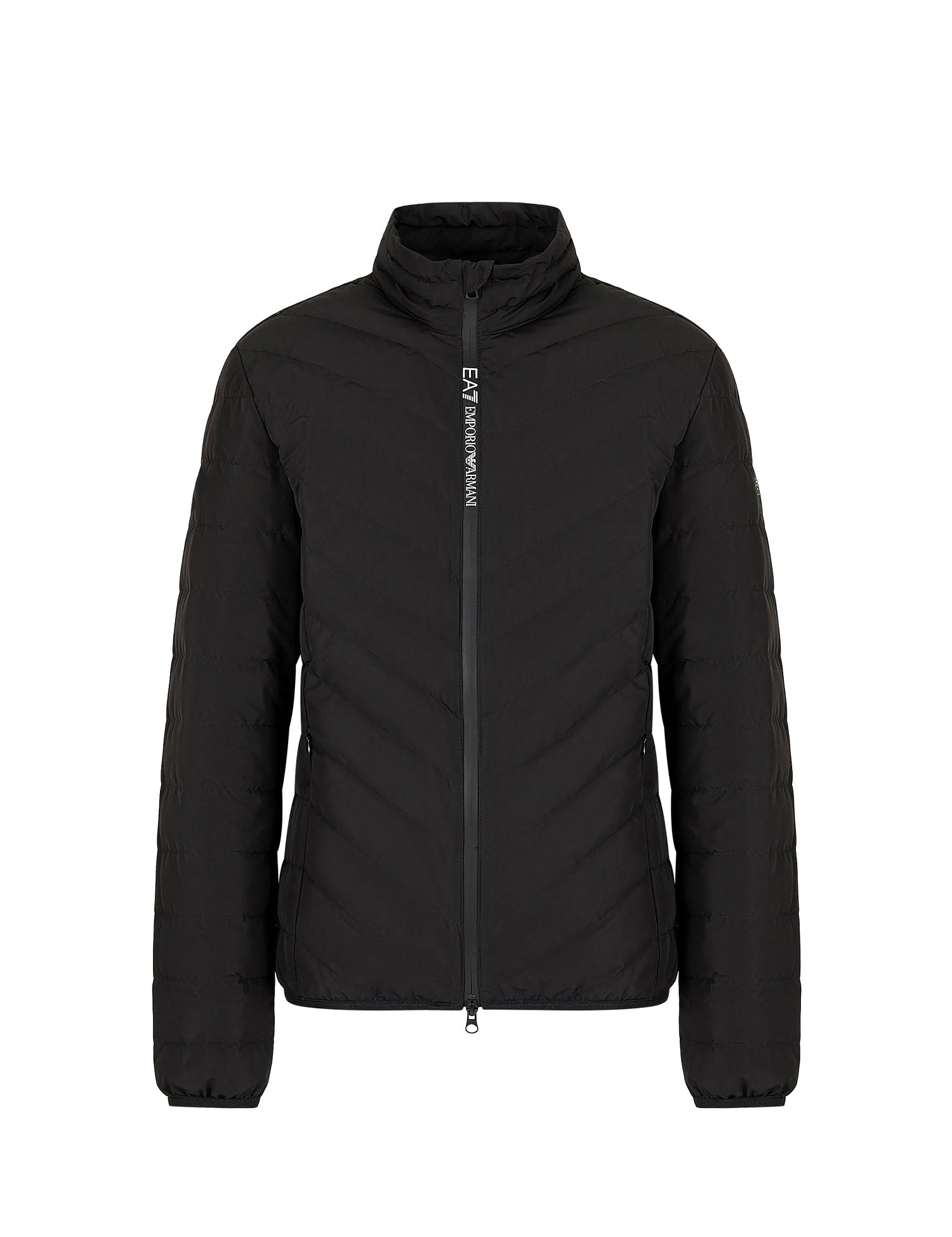 Piumini Nero Ea7 Emporio Armani