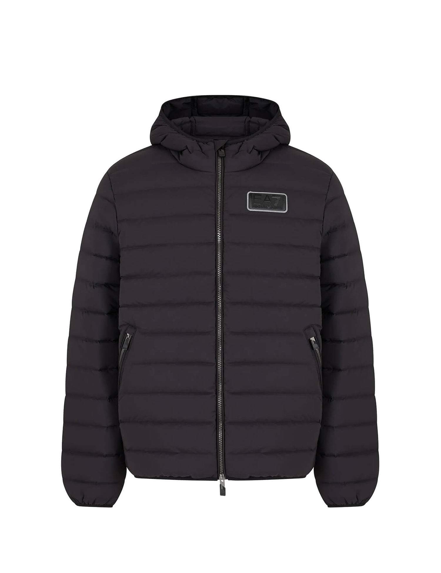 Piumini Nero Ea7 Emporio Armani