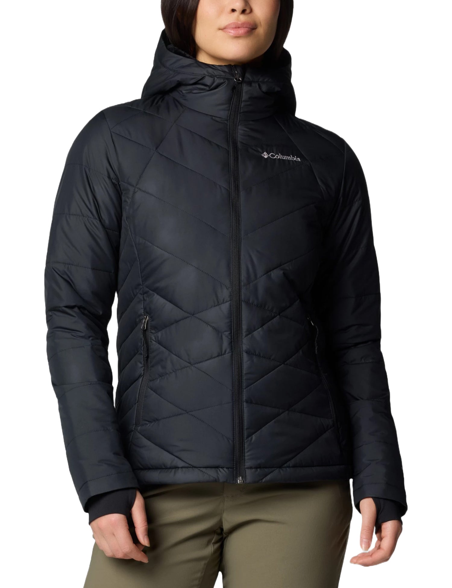 Piumini Nero Bianco Columbia