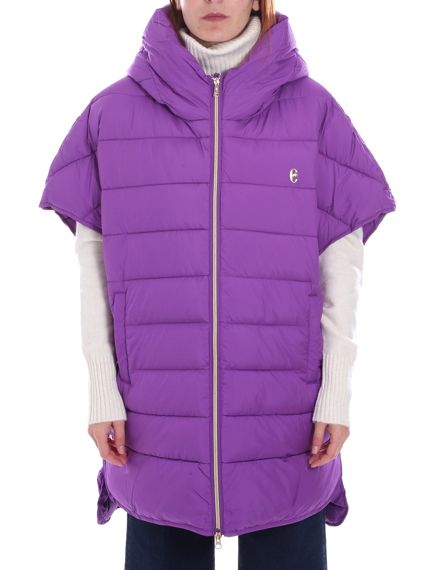 Gilet Viola Conte Of Florence