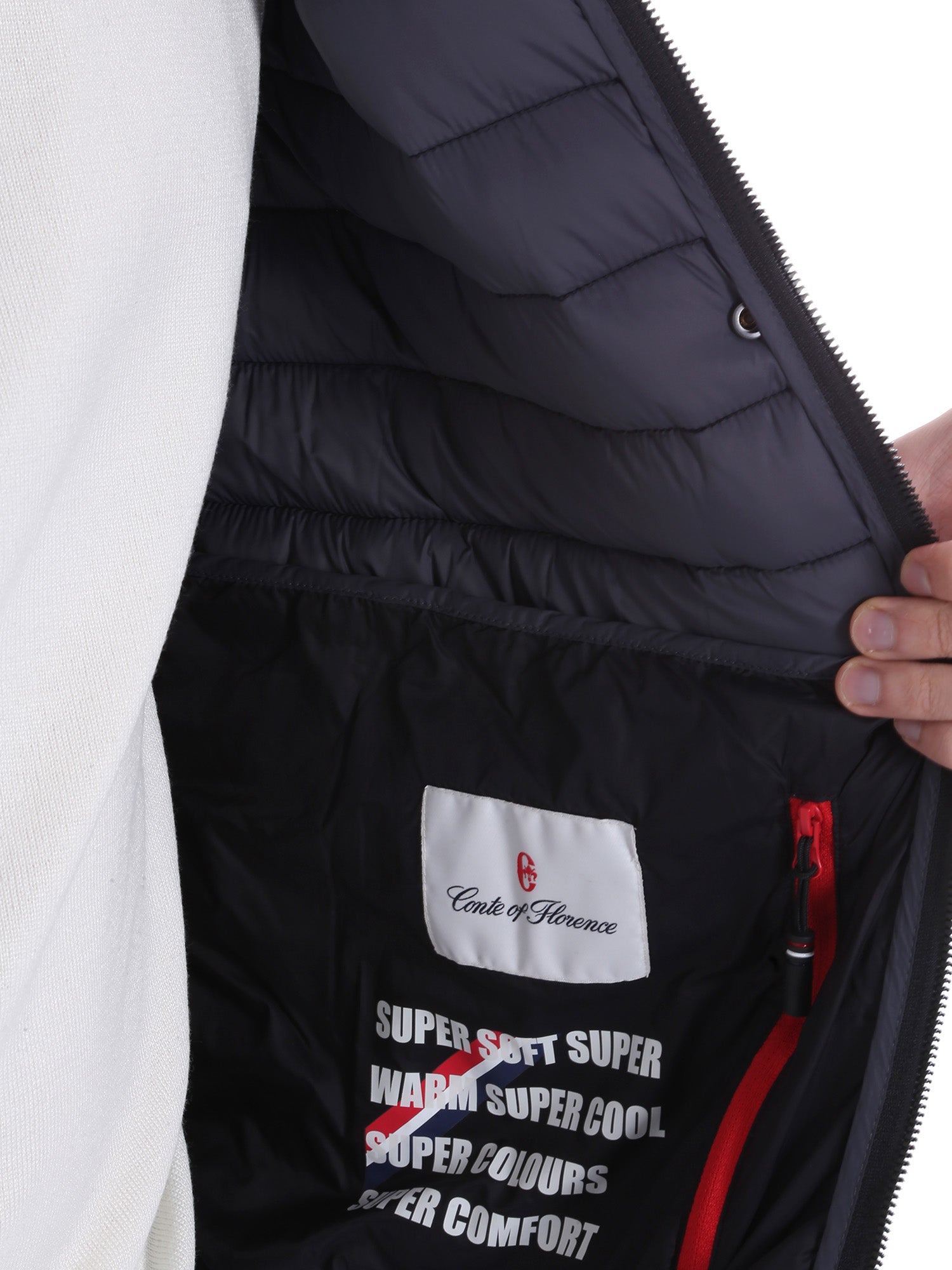 Gilet Nero Conte Of Florence