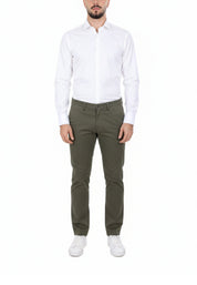 Pantaloni Verde Scuro Borgoni Milano