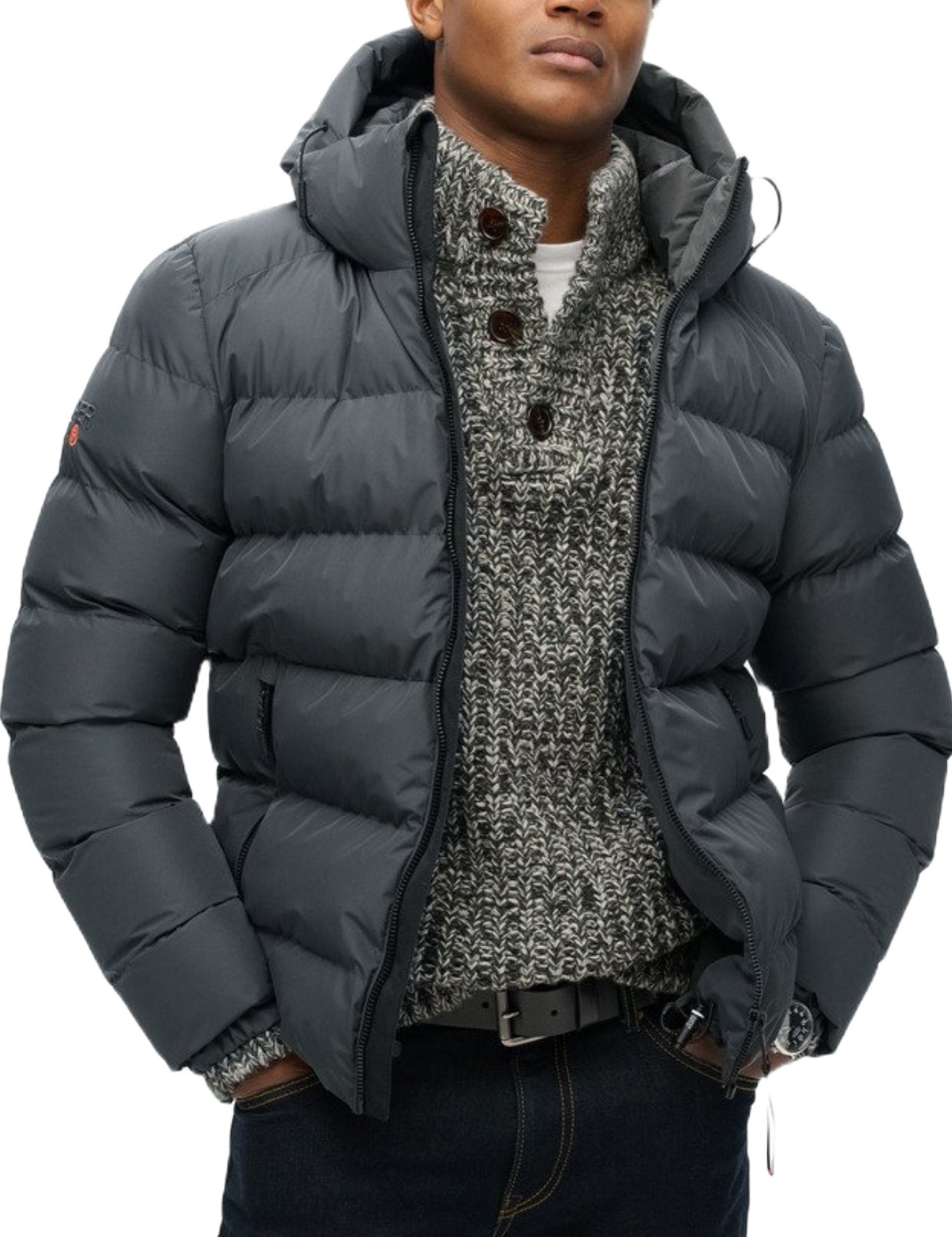 Piumini Grigio Superdry