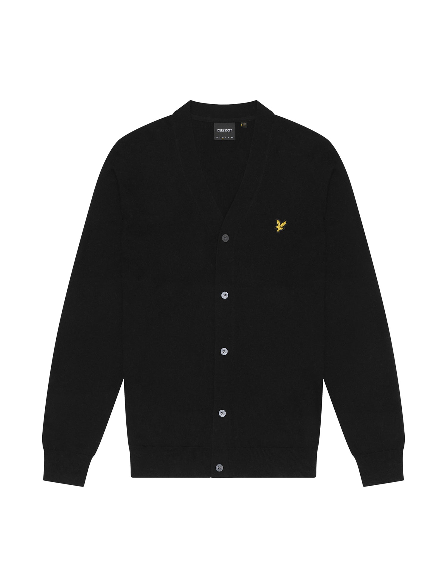 Cardigan Nero Lyle & Scott