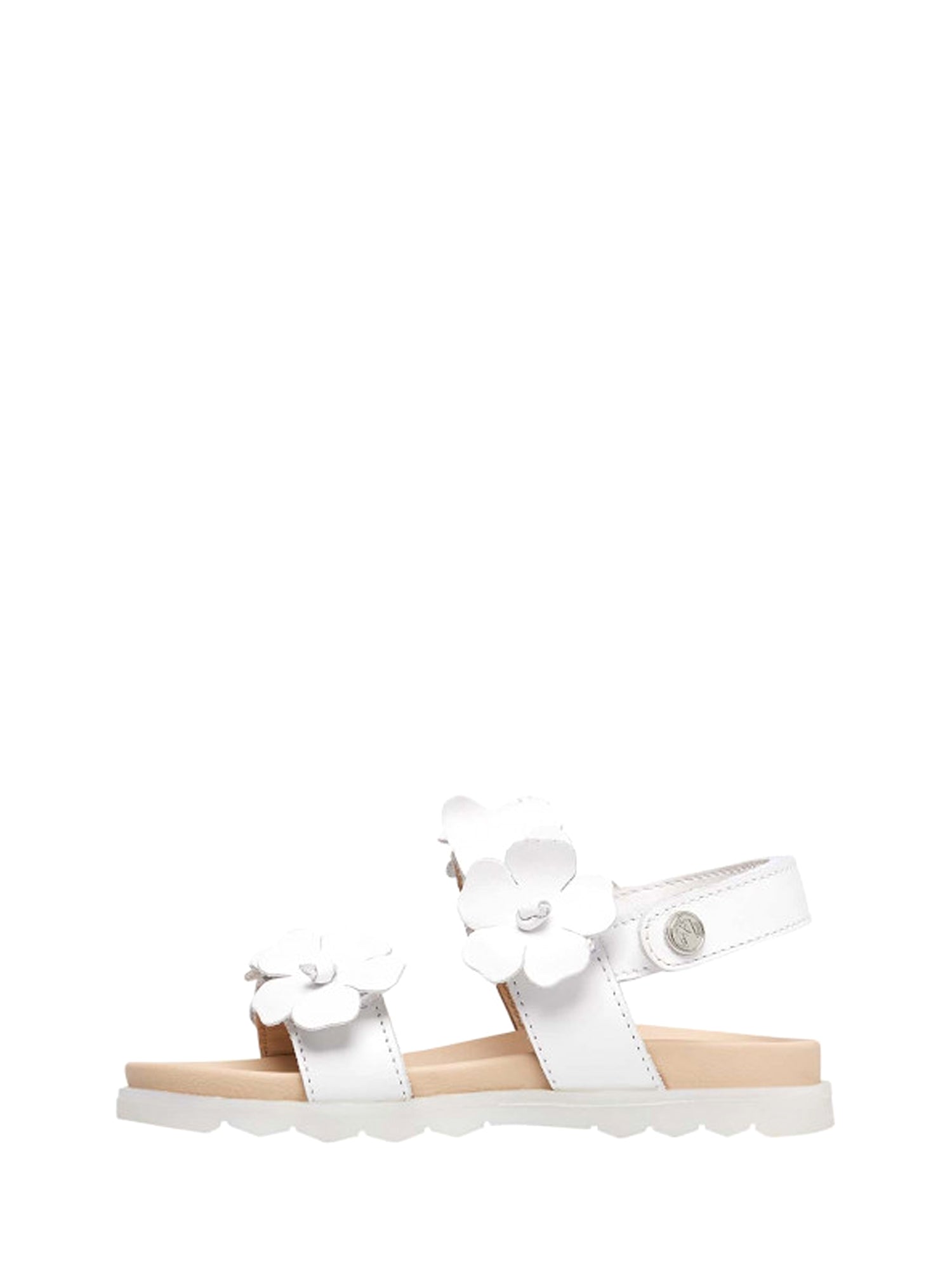 Sandali con strappi Bianco Naturino