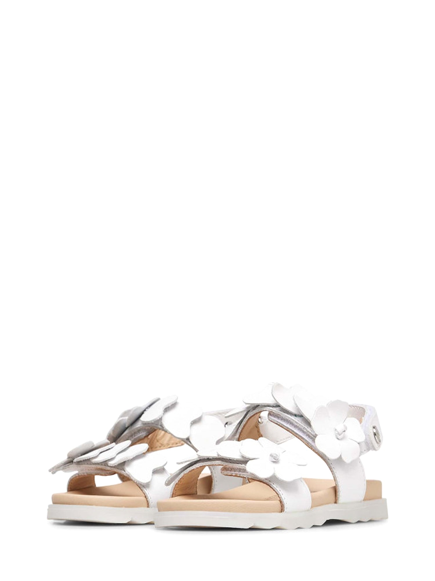 Sandali con strappi Bianco Naturino