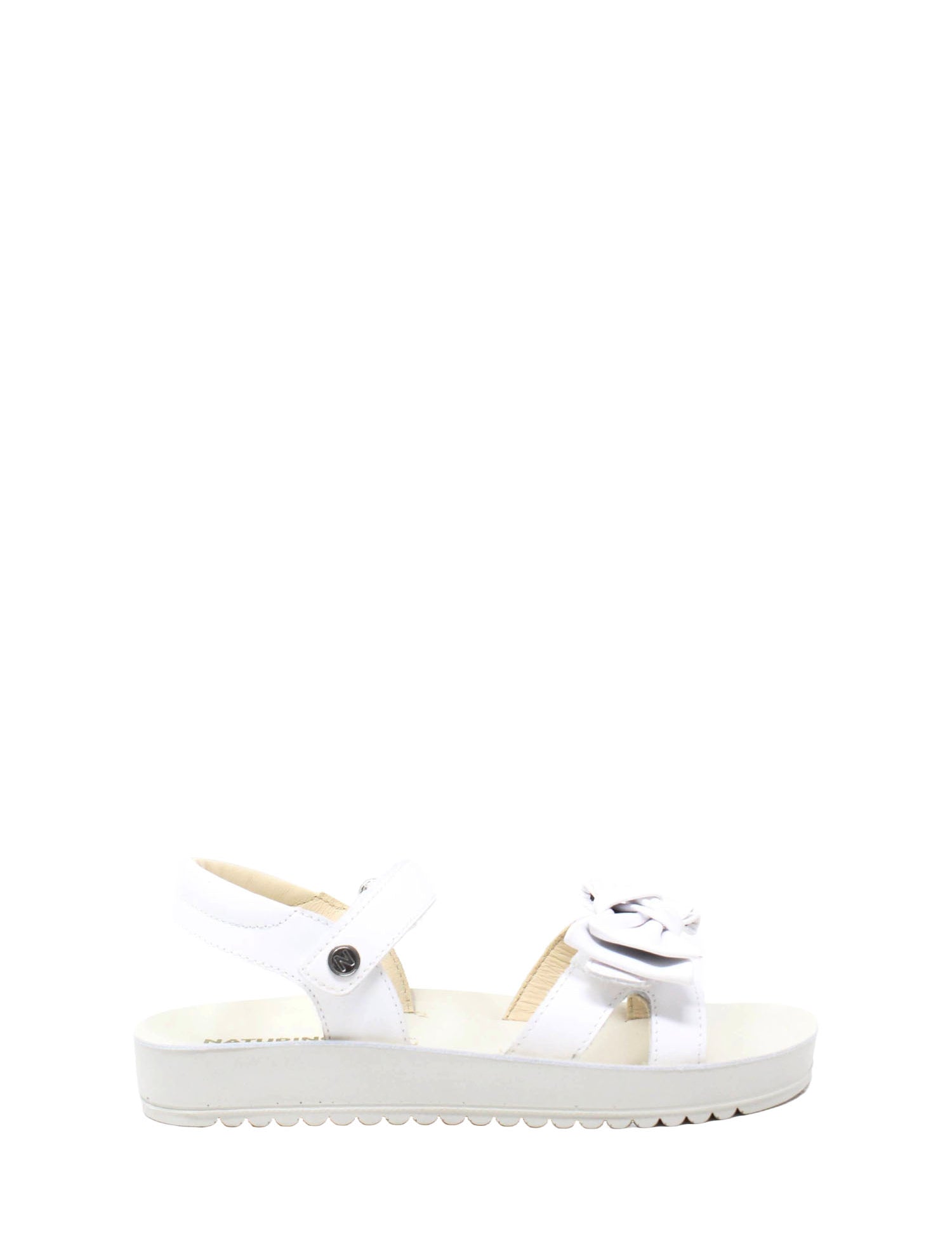 Sandali con strappi Bianco Naturino