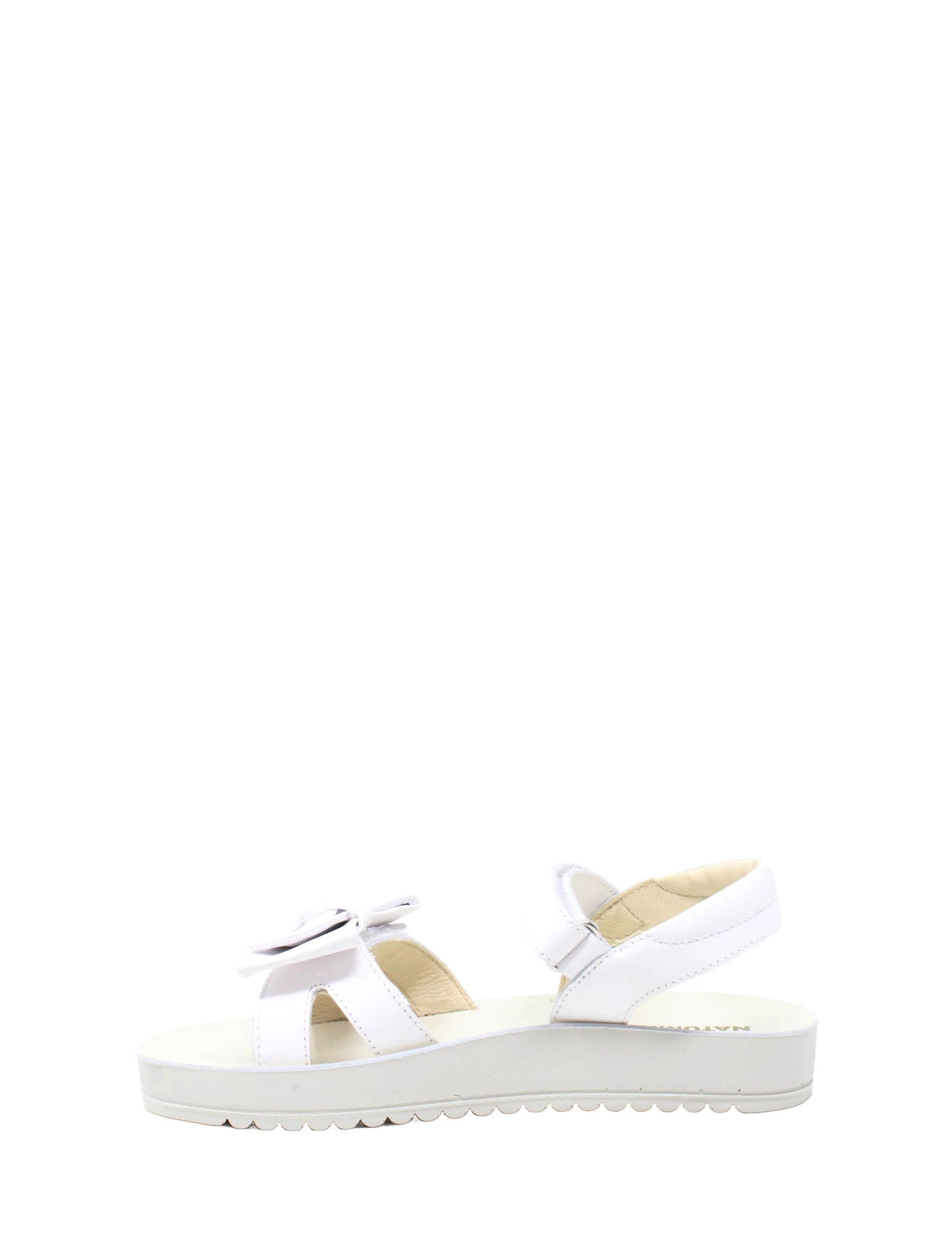 Sandali con strappi Bianco Naturino