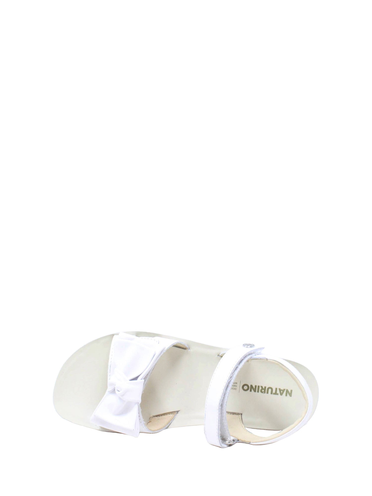 Sandali con strappi Bianco Naturino