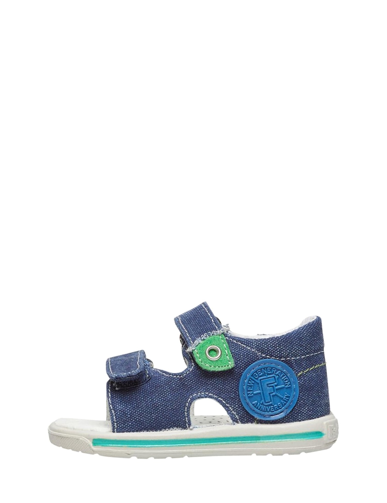 Sandali con strappi Blu Chiaro Falcotto