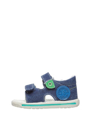 Sandali con strappi Blu Chiaro Falcotto