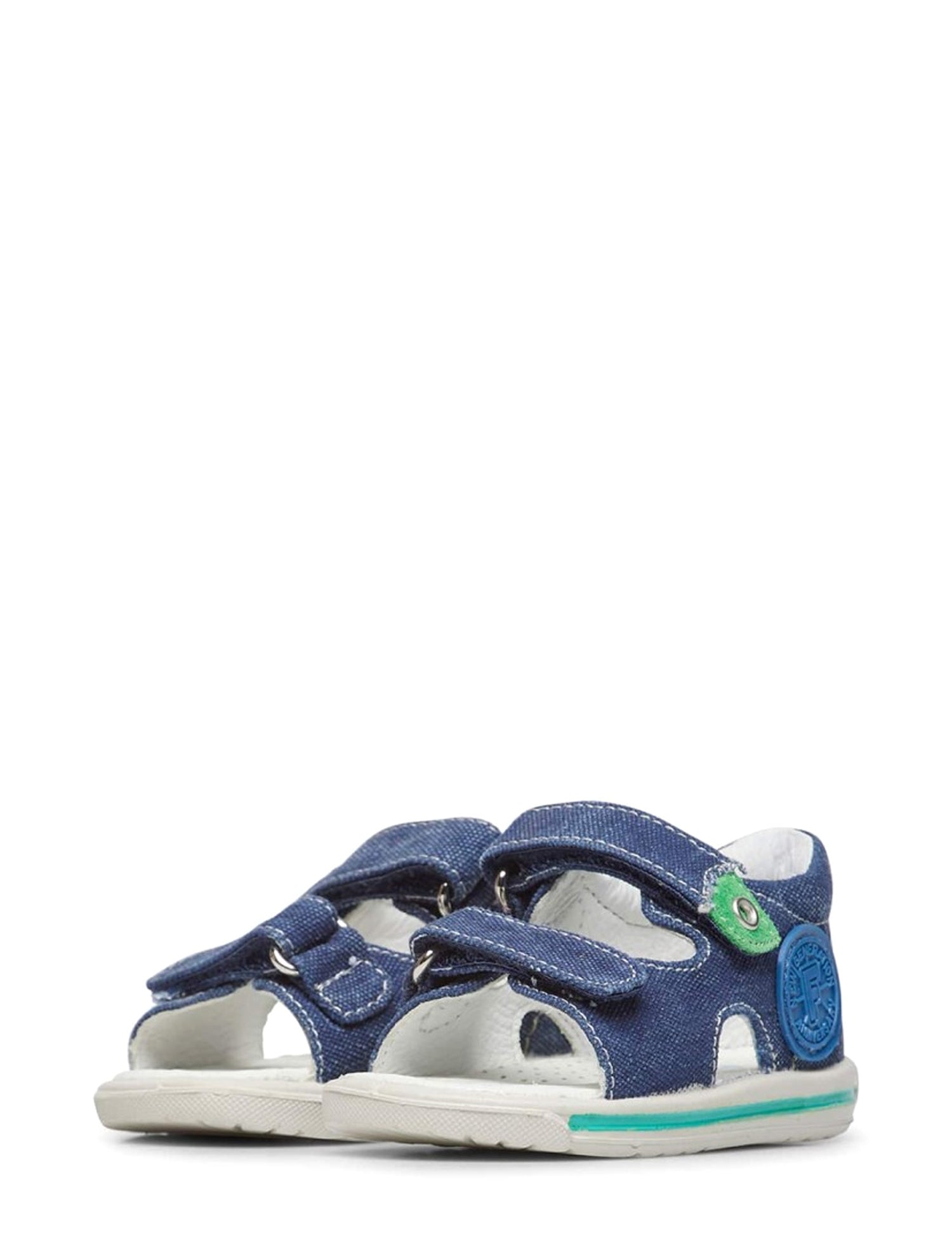 Sandali con strappi Blu Chiaro Falcotto