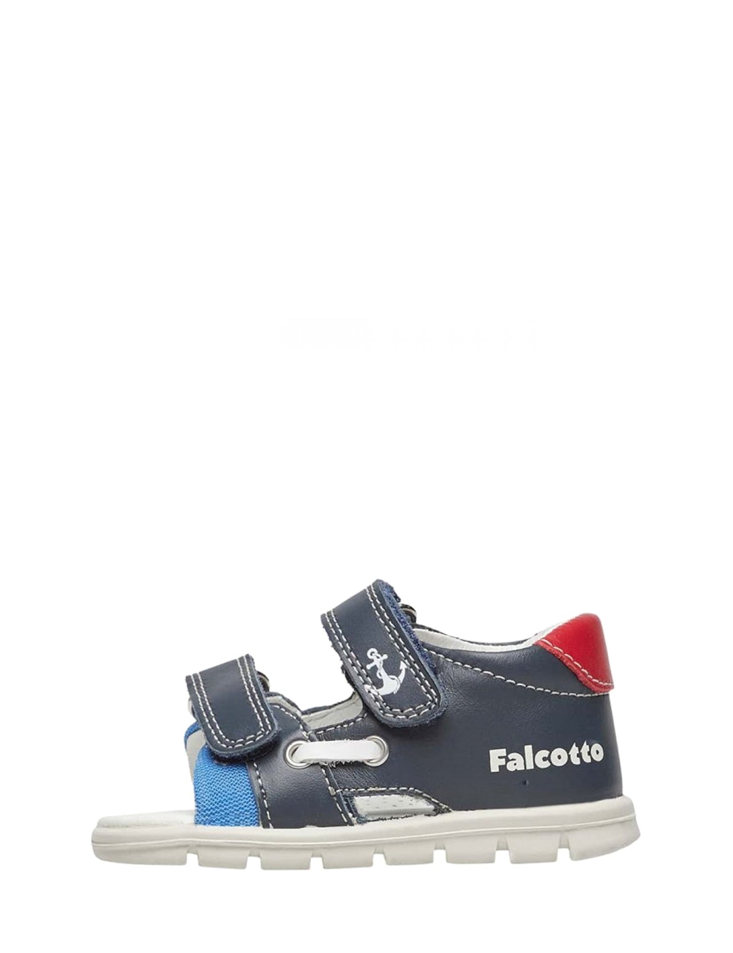 Sandali con strappi Blu Falcotto