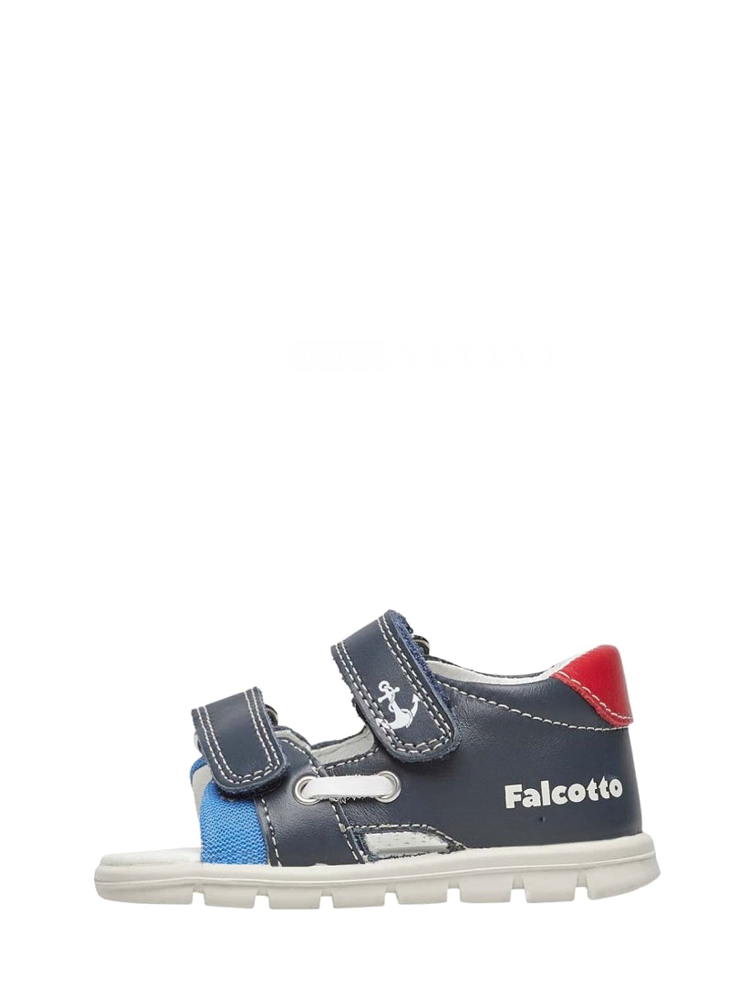 Sandali con strappi Blu Falcotto