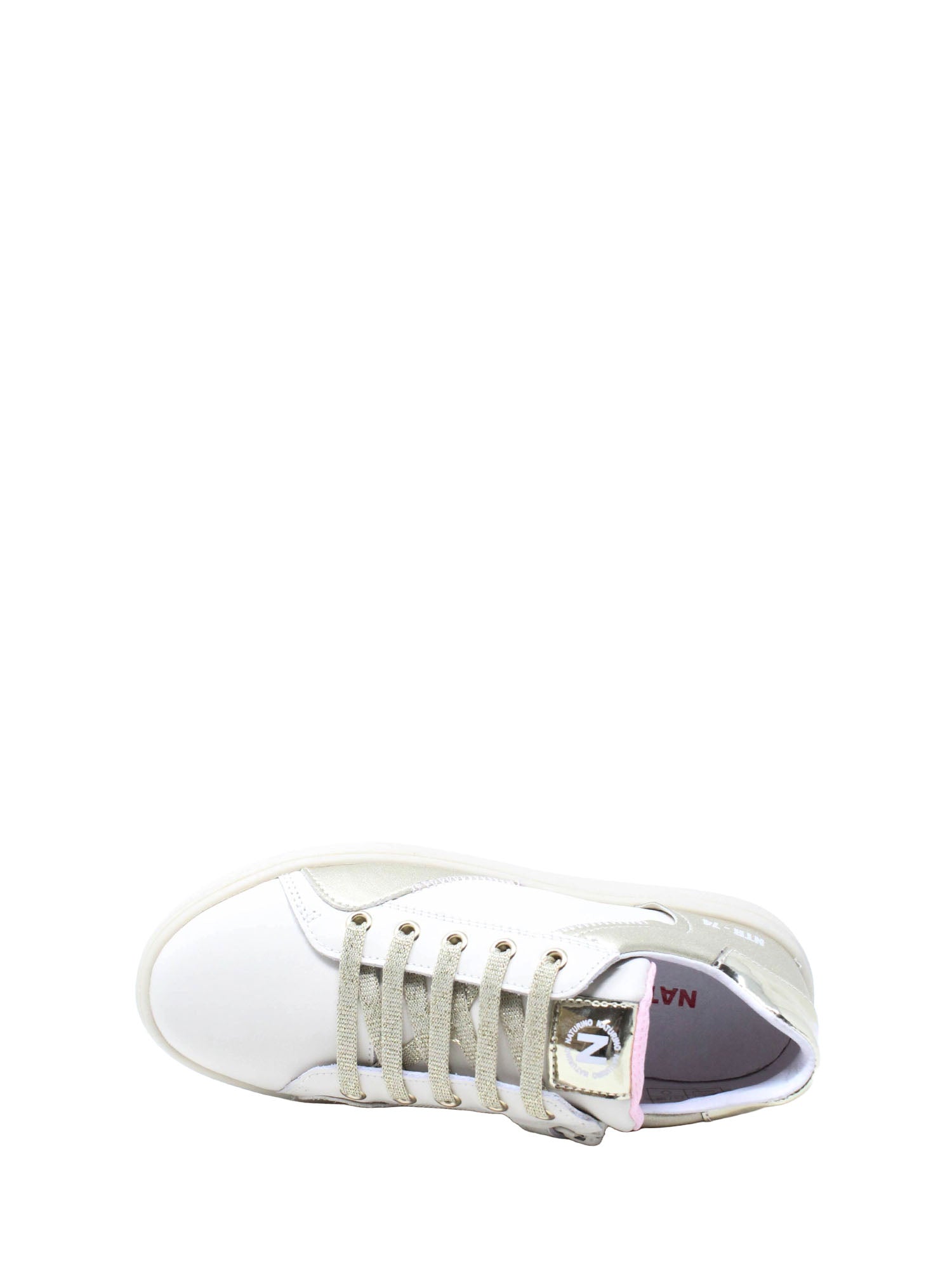 Sneakers Bianco Oro Naturino