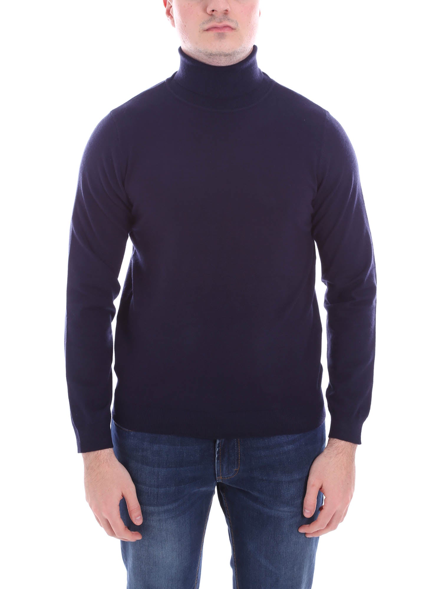 Maglie a collo alto Blu Borgoni Milano