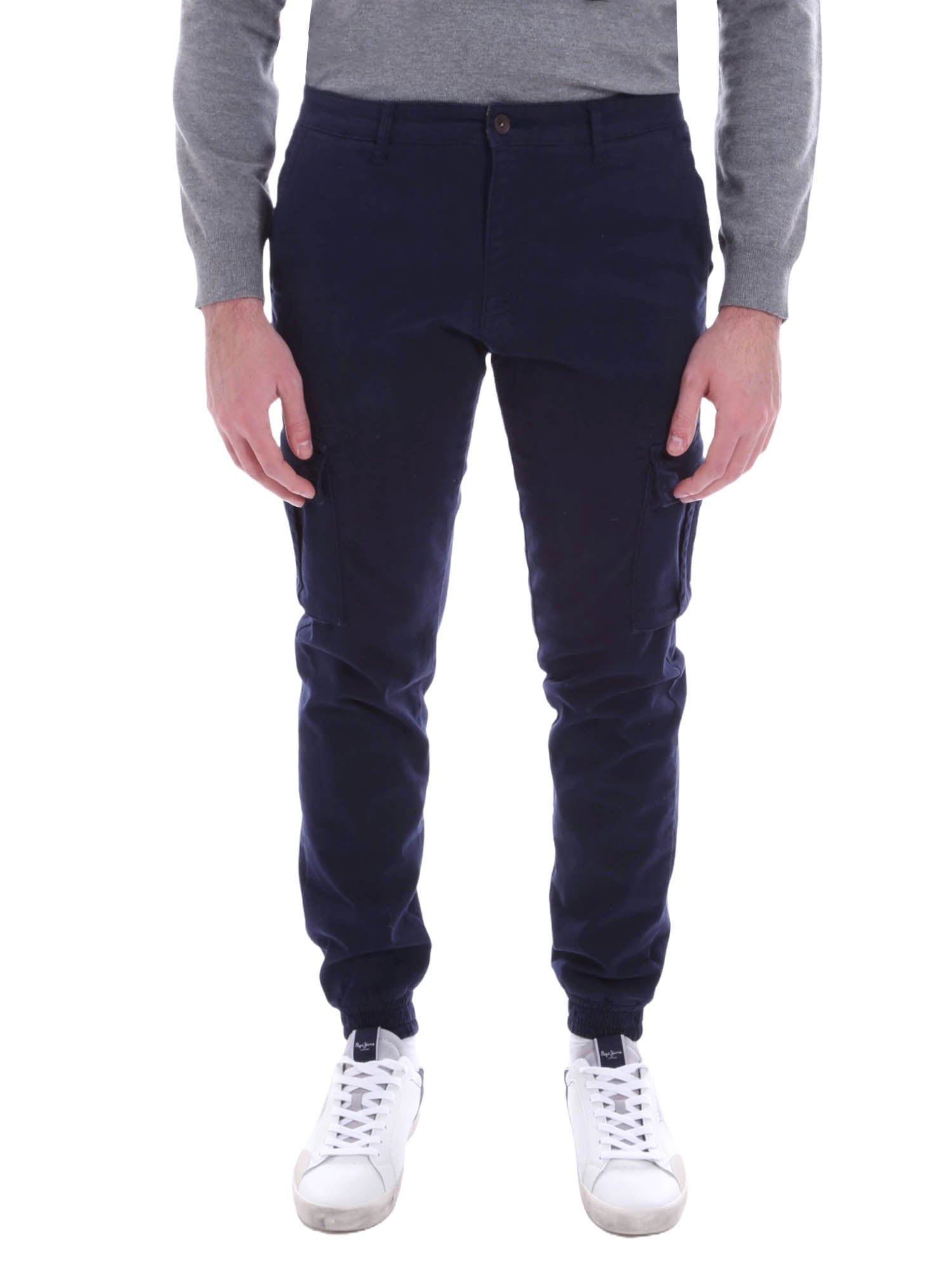 Pantaloni Blu Borgoni Milano