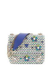 Tracolla Blu Guess