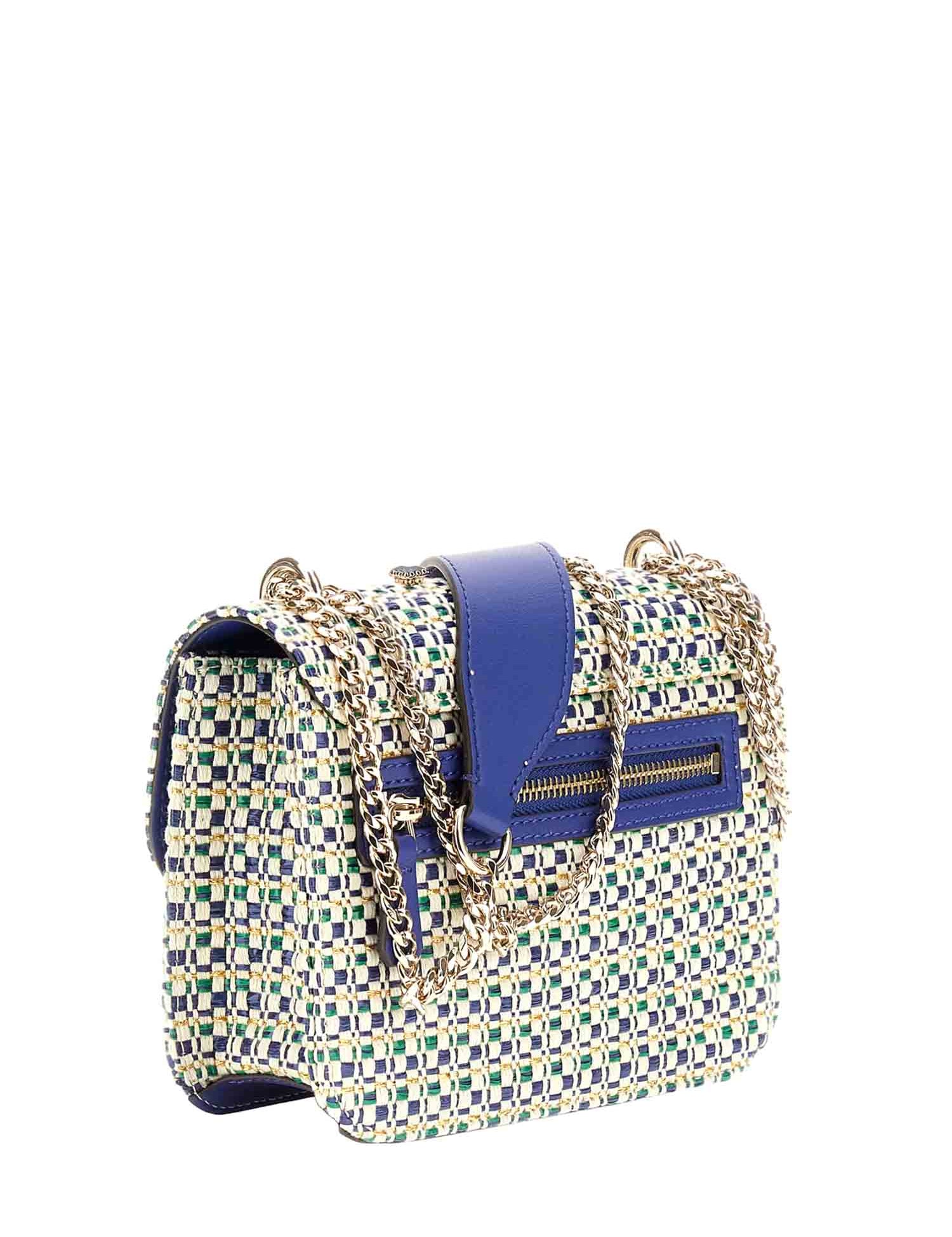 Tracolla Blu Guess