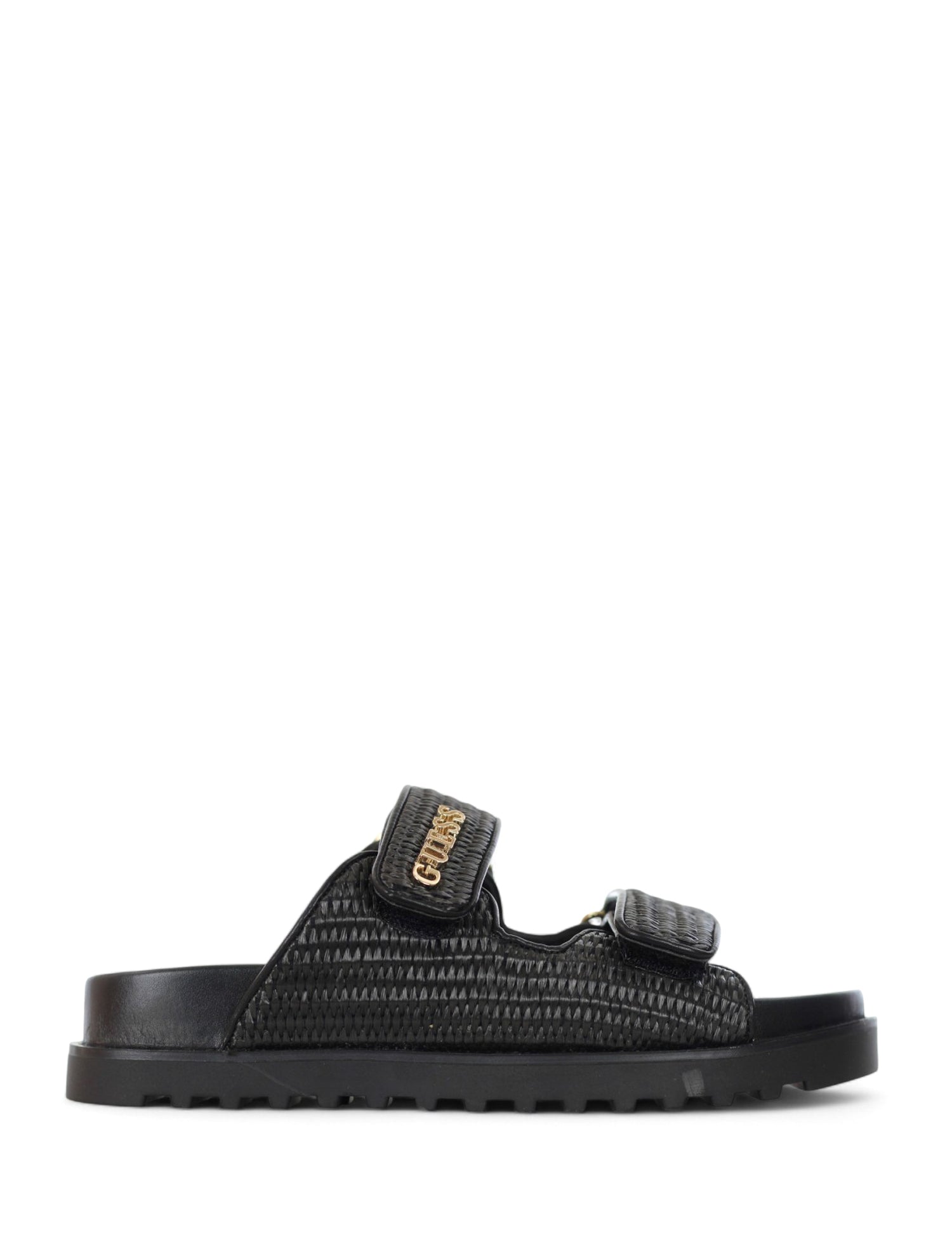 Sandali con strappi Nero Guess