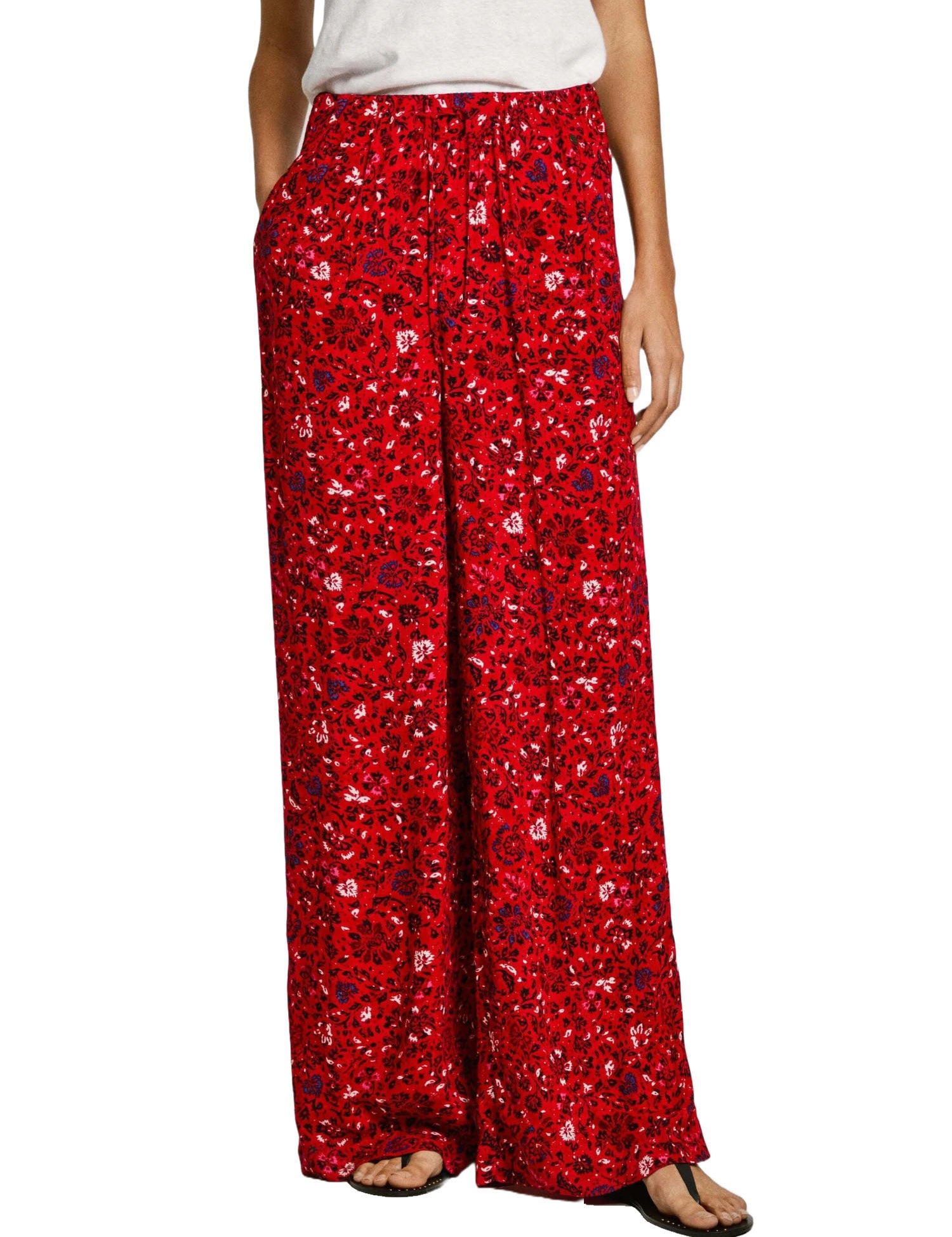 Pantaloni Rosso Pepe Jeans