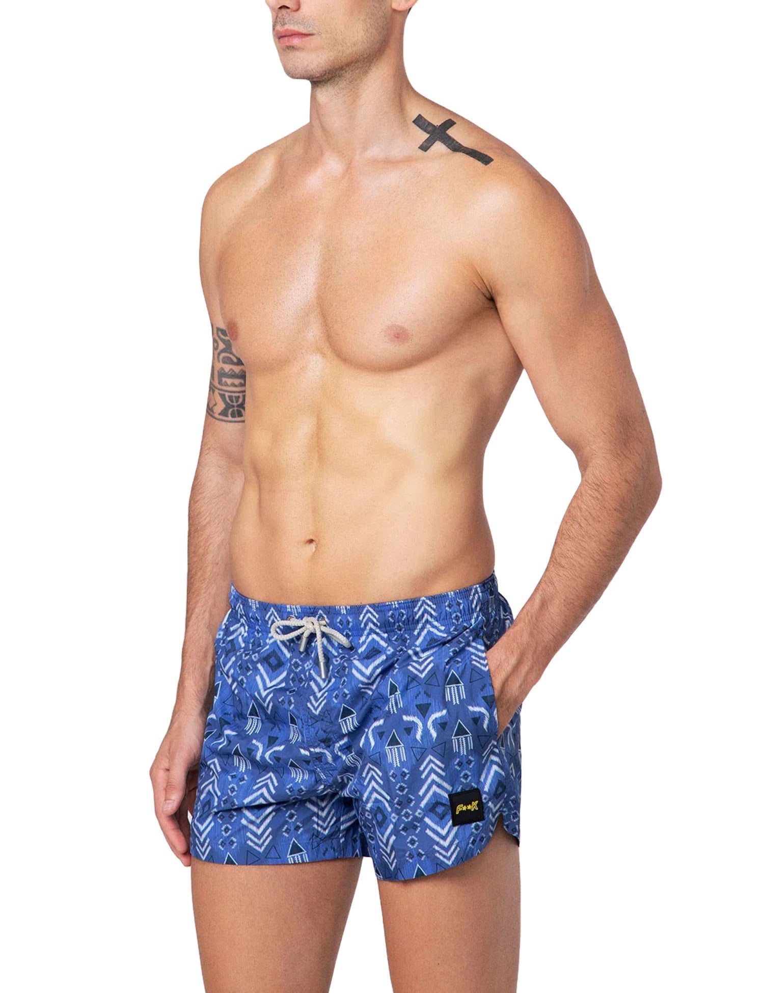 Costumi Blu Chiaro F**k