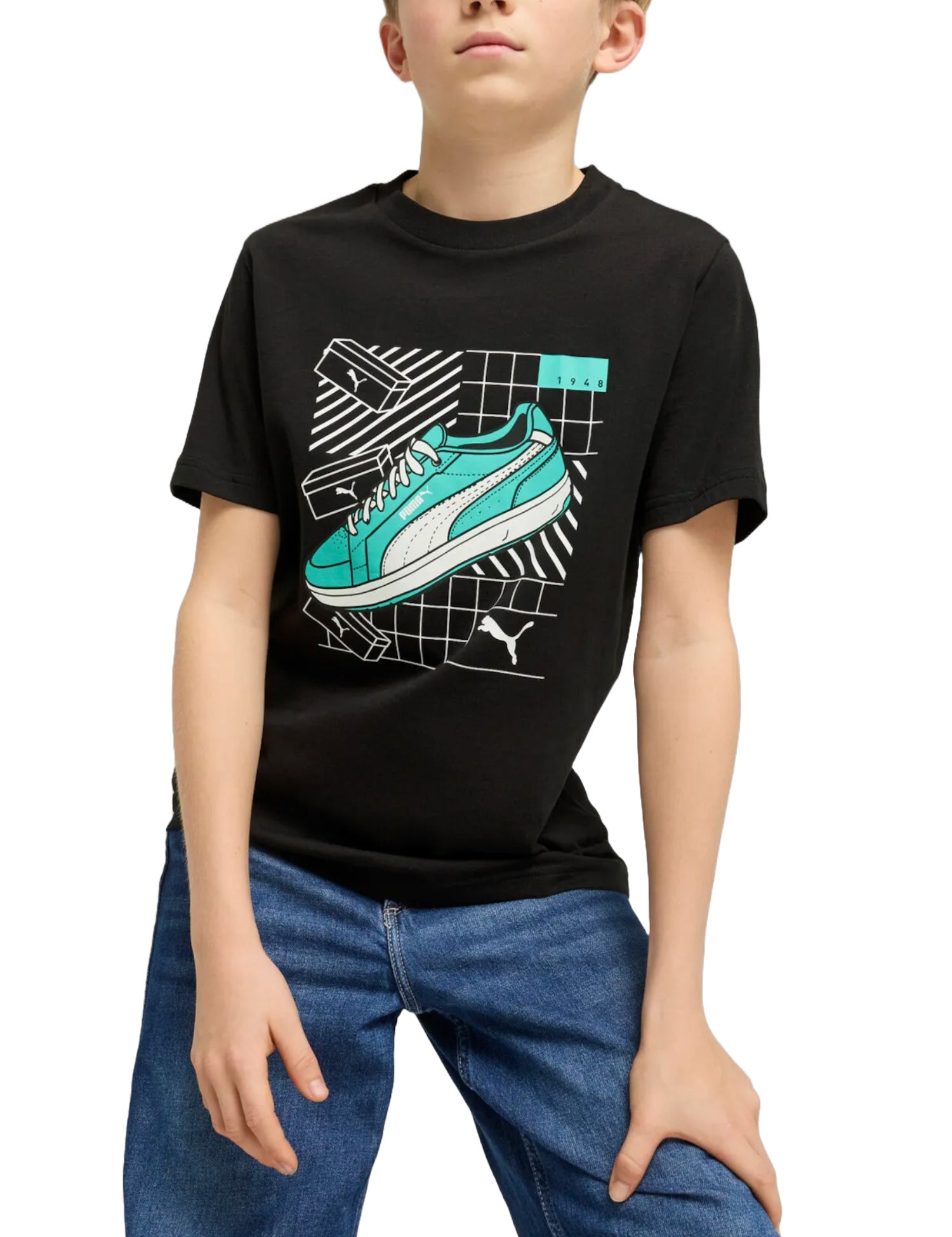 T-shirt Nero Puma