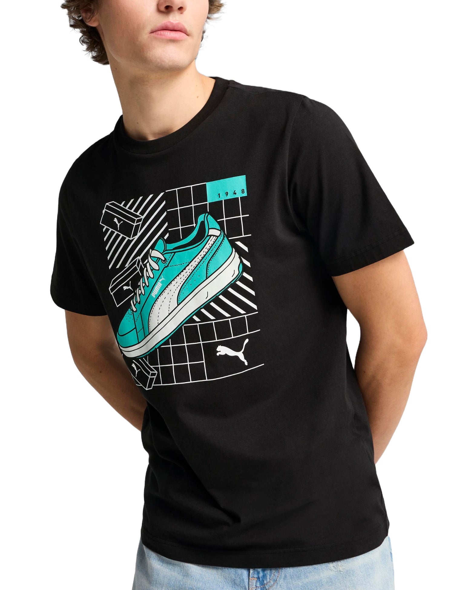 T-shirt Nero Puma