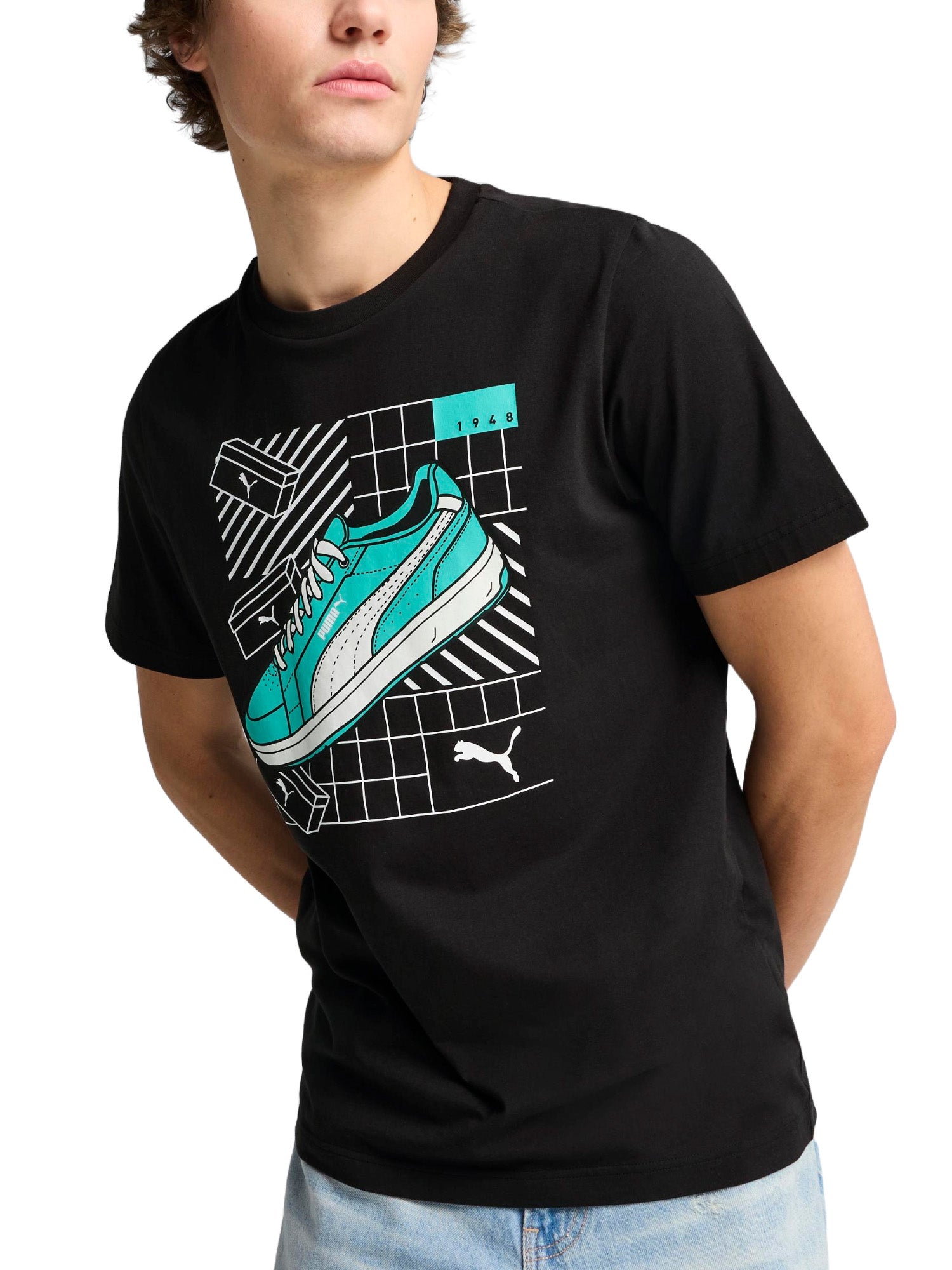 T-shirt Nero Puma