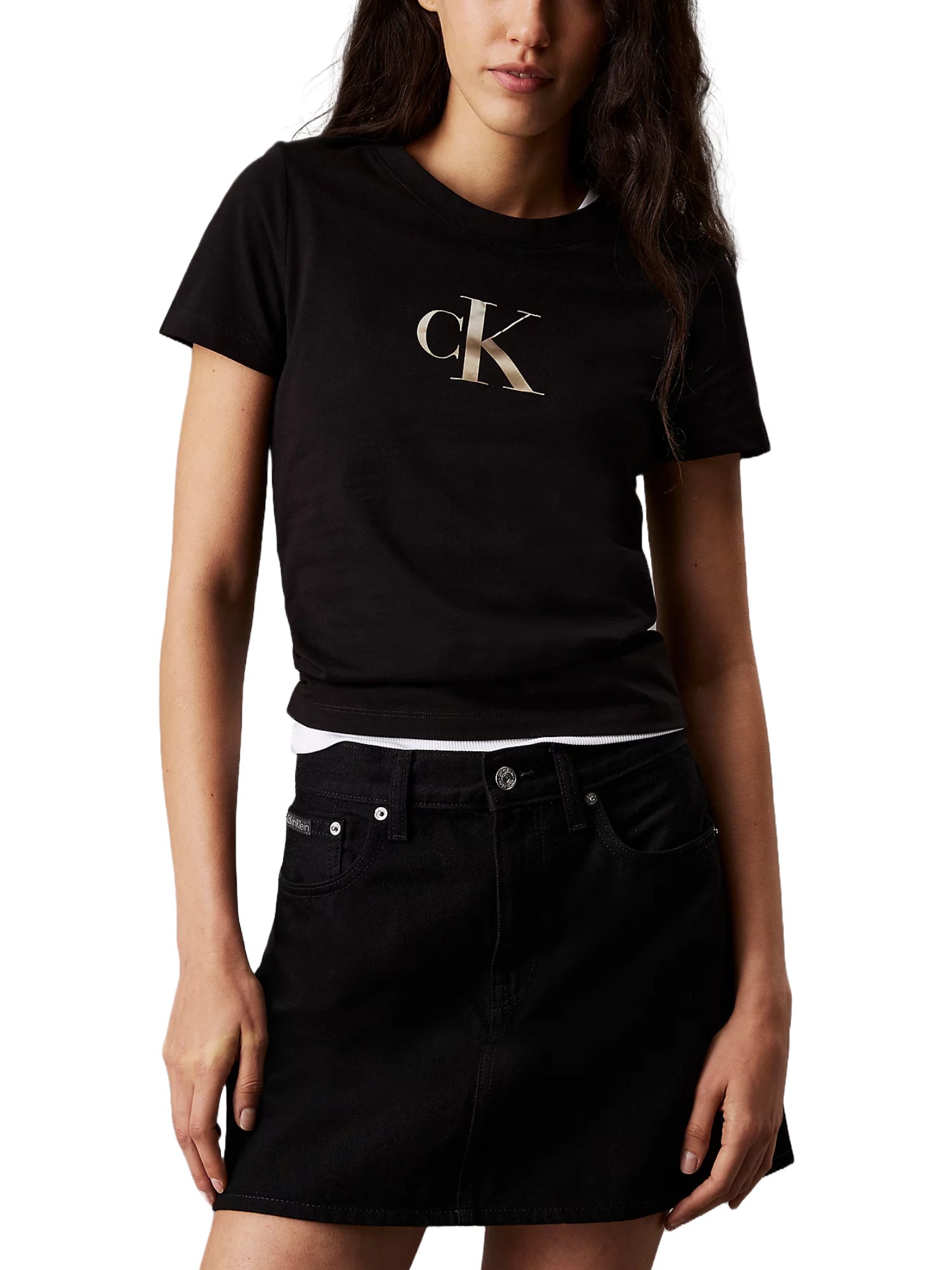 T-shirt Nero Calvin Klein Jeans